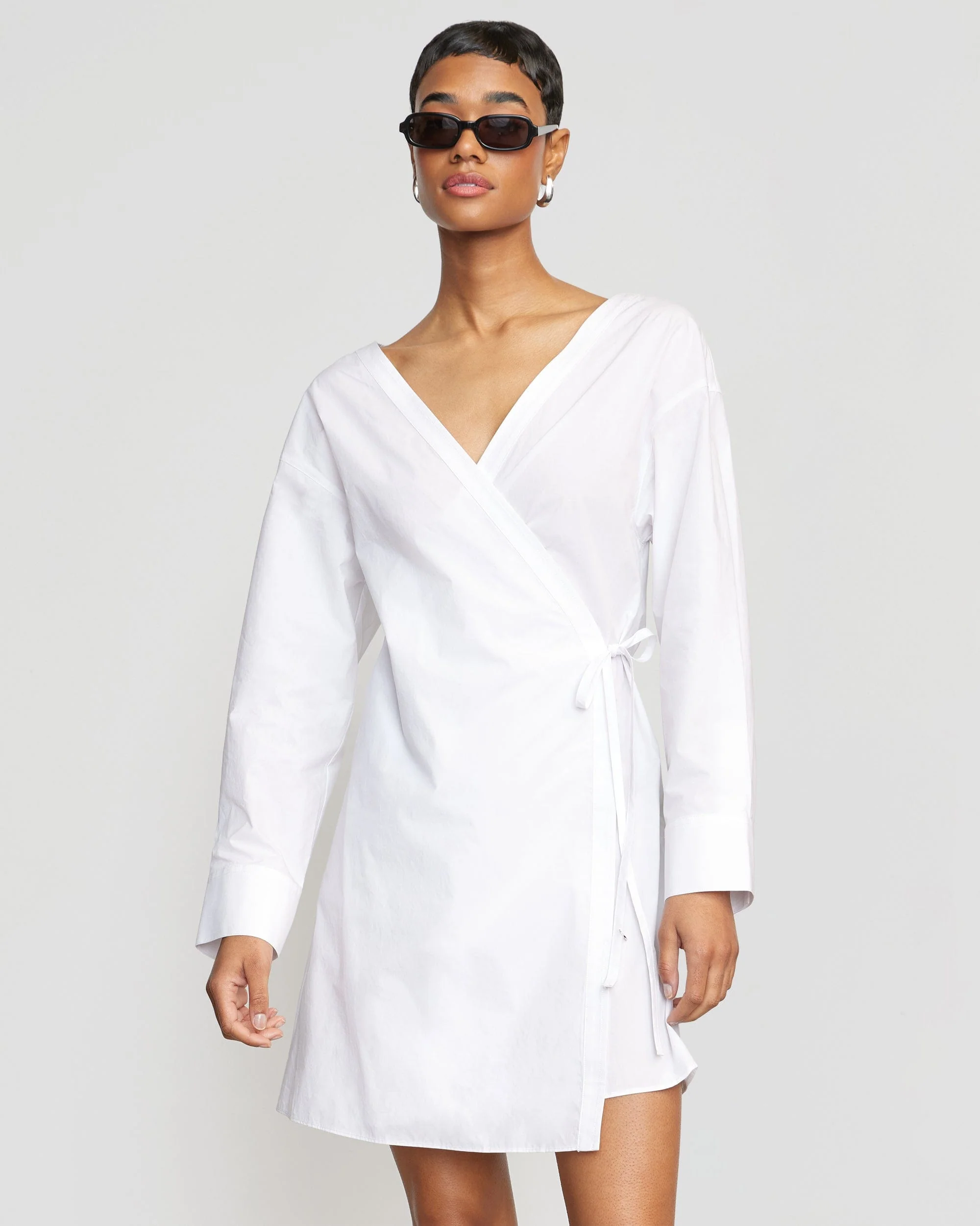 Ari V-Neck Wrap Dress - Image 4
