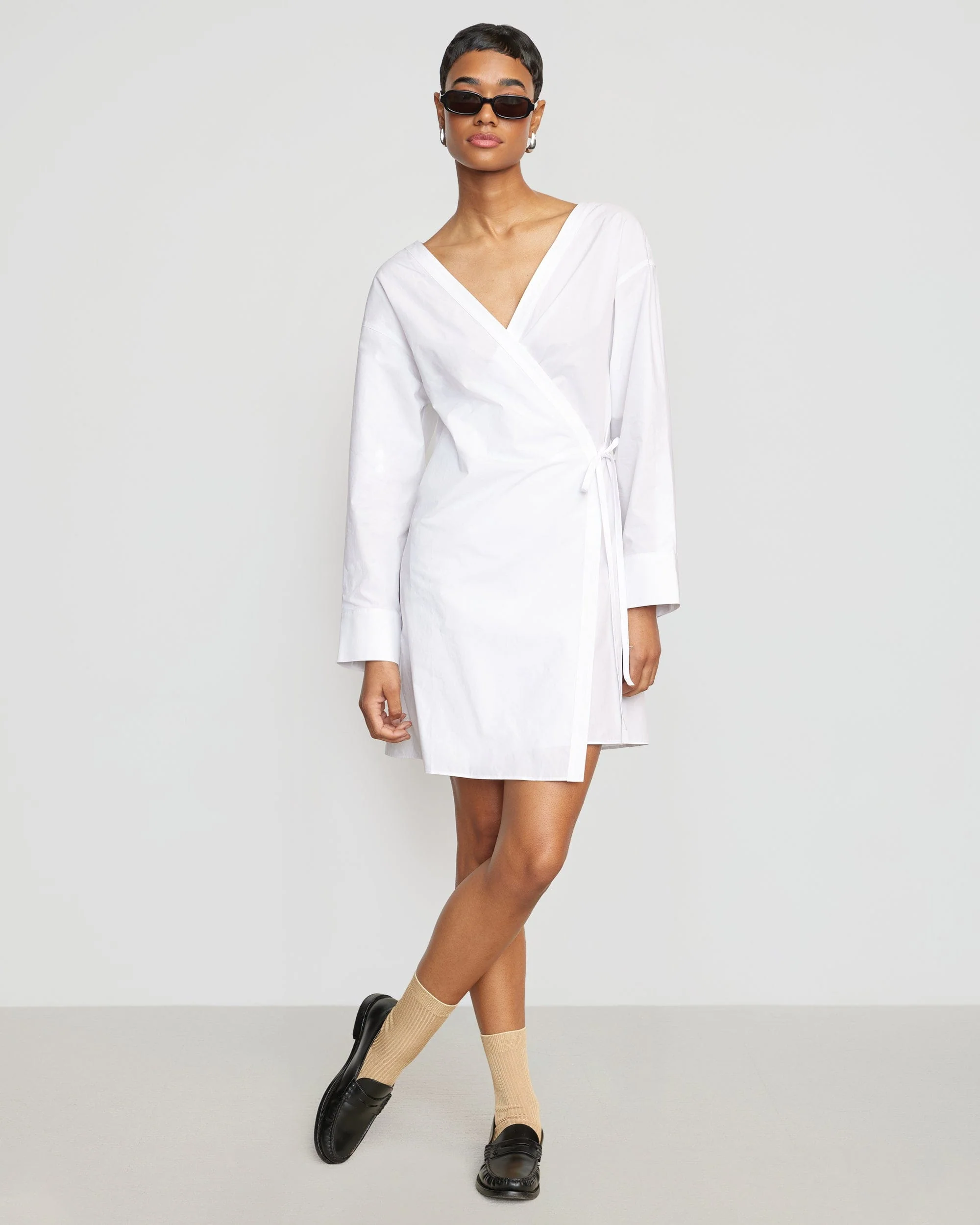 Ari V-Neck Wrap Dress - Image 5
