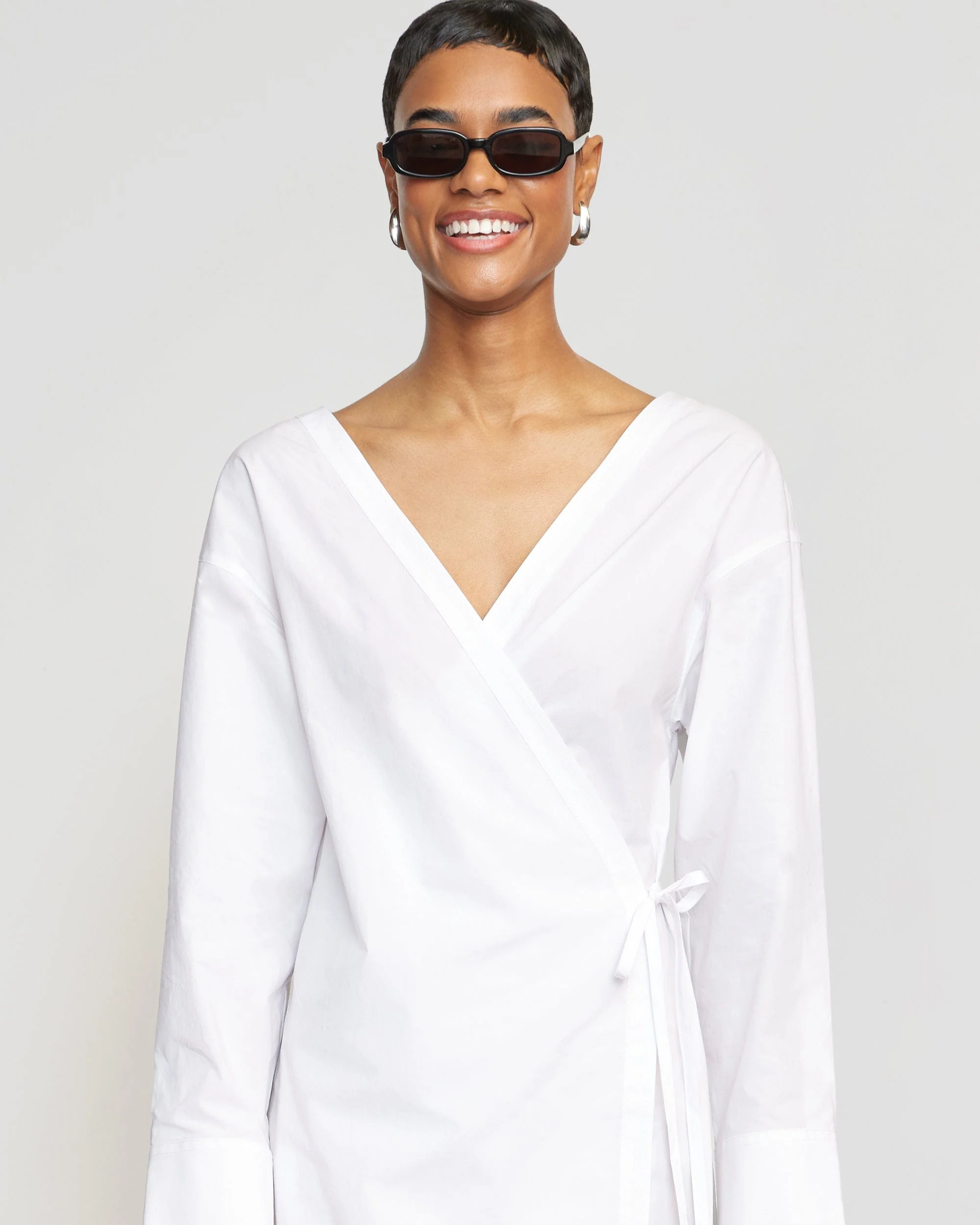 Ari V-Neck Wrap Dress - Image 6