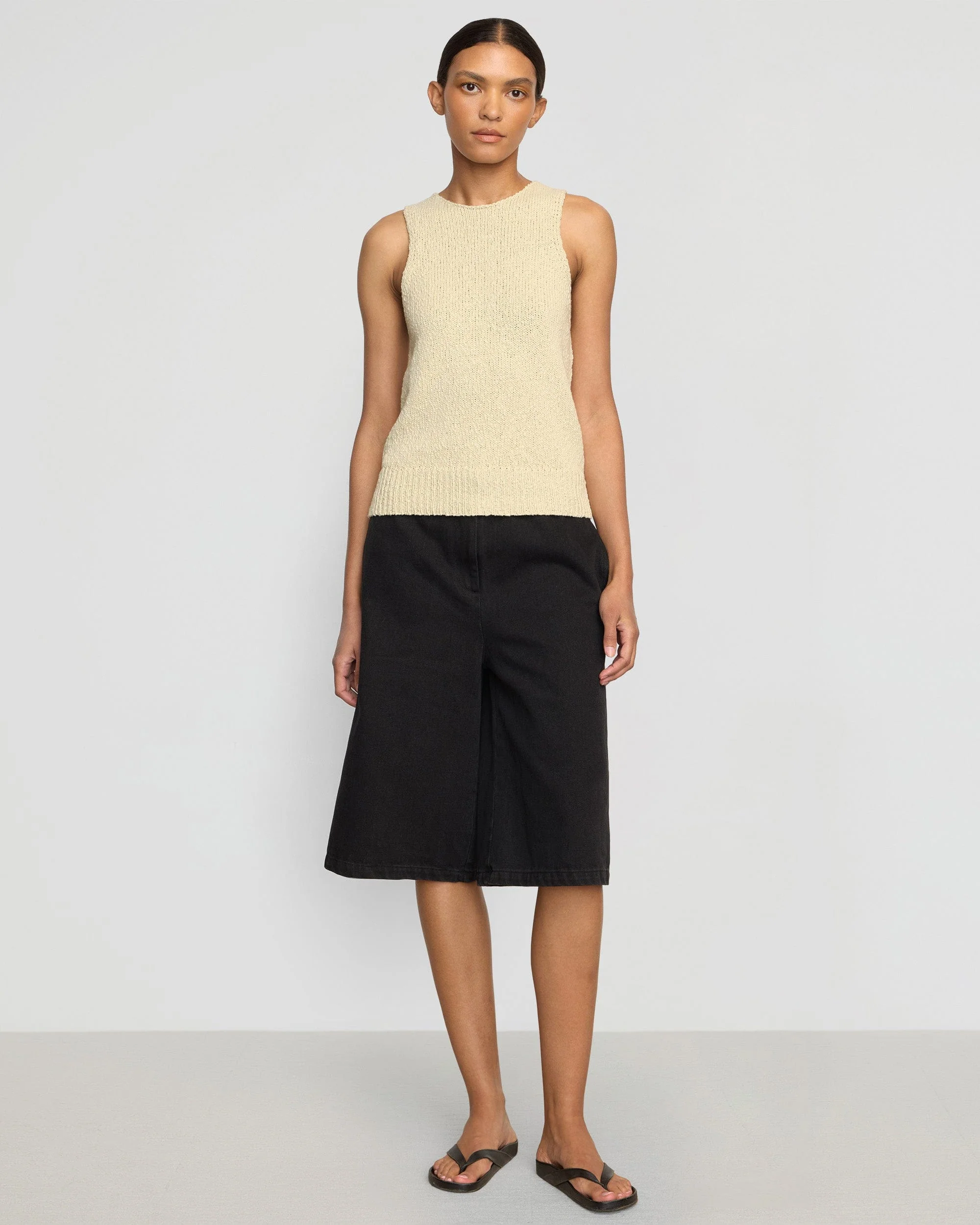 Arinna Tie-Racerback Organic Cotton Tank - Image 5