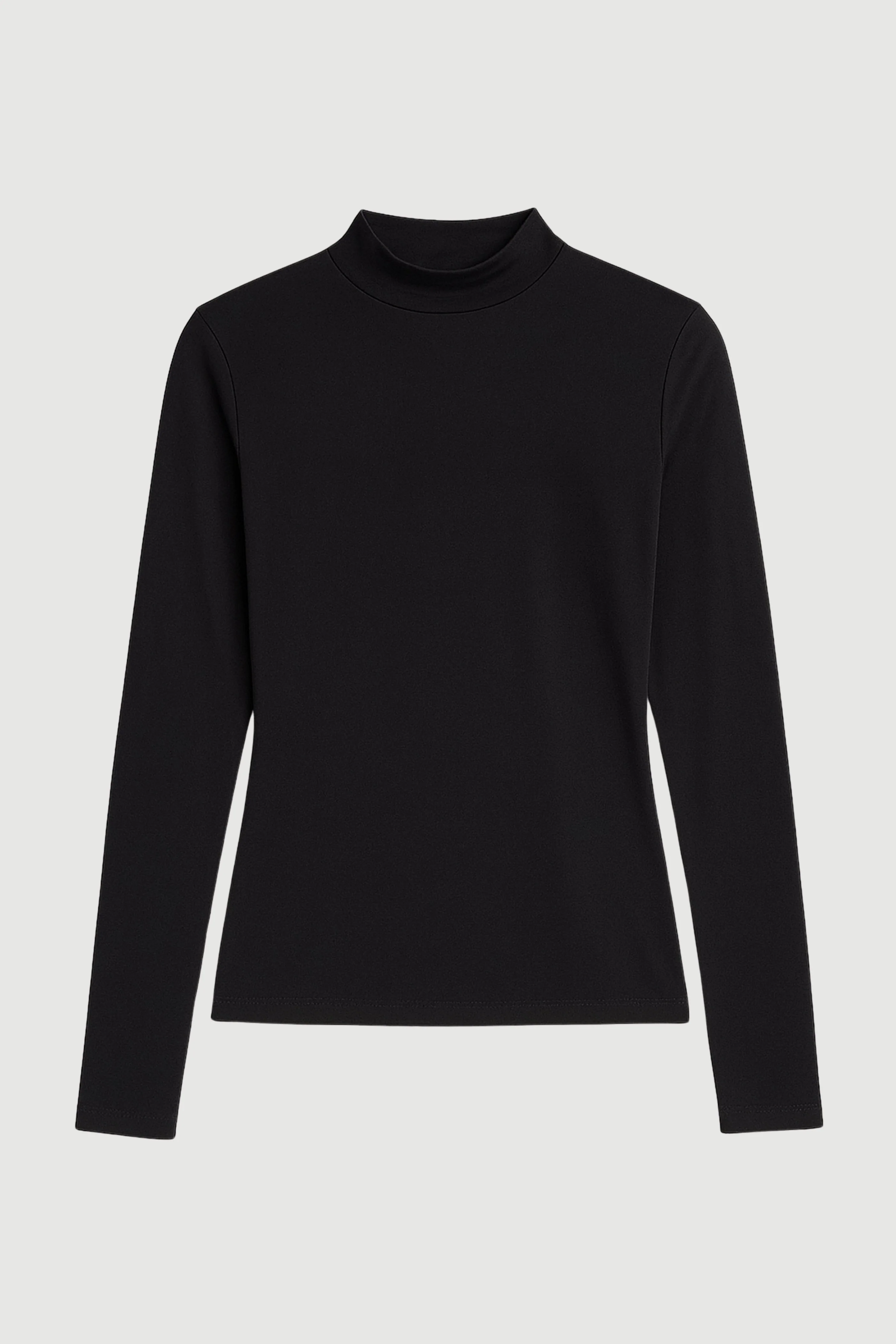 Ava Mock-Neck Long-Sleeve Tee - Image 9