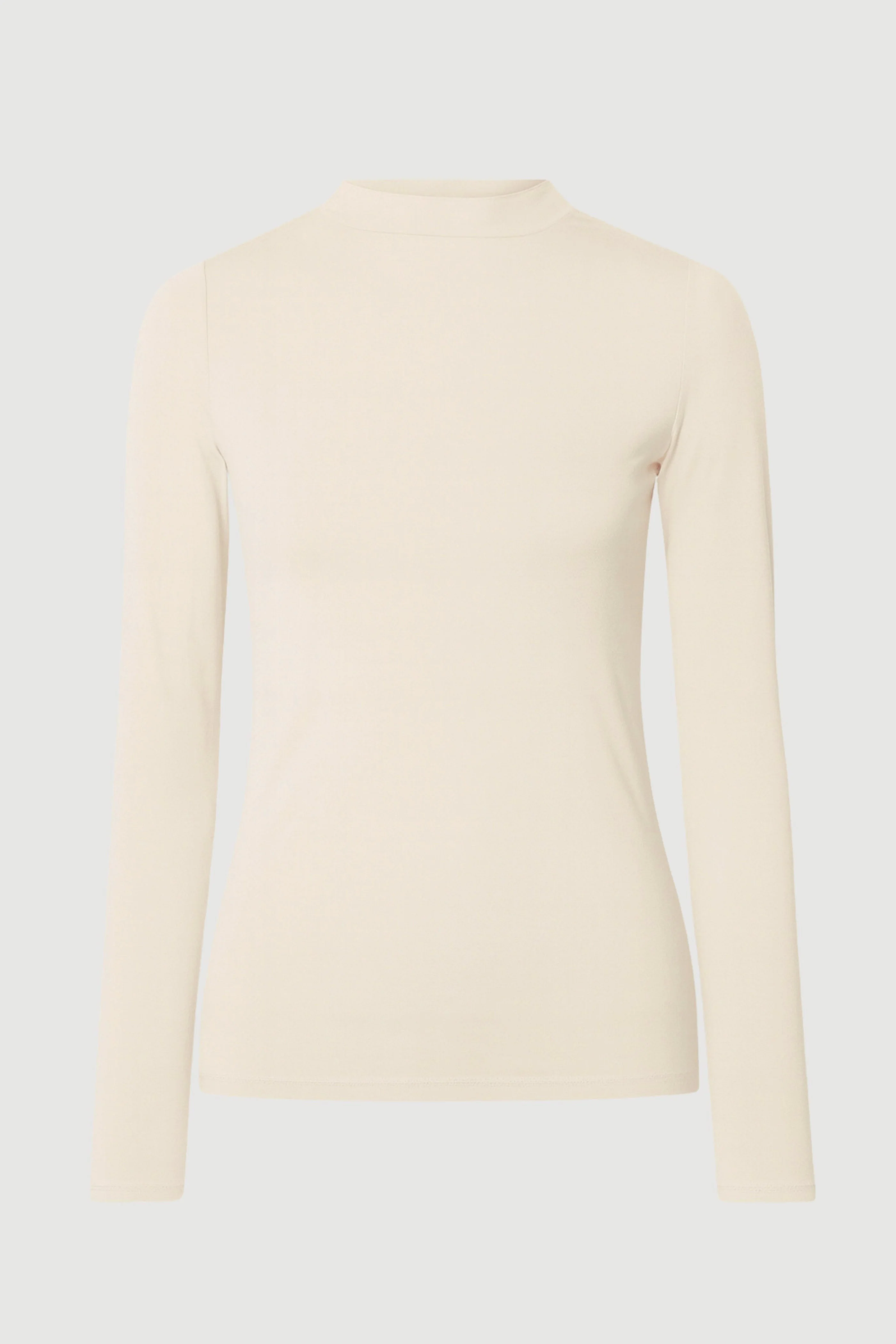 Ava Mock-Neck Long-Sleeve Tee - Image 9