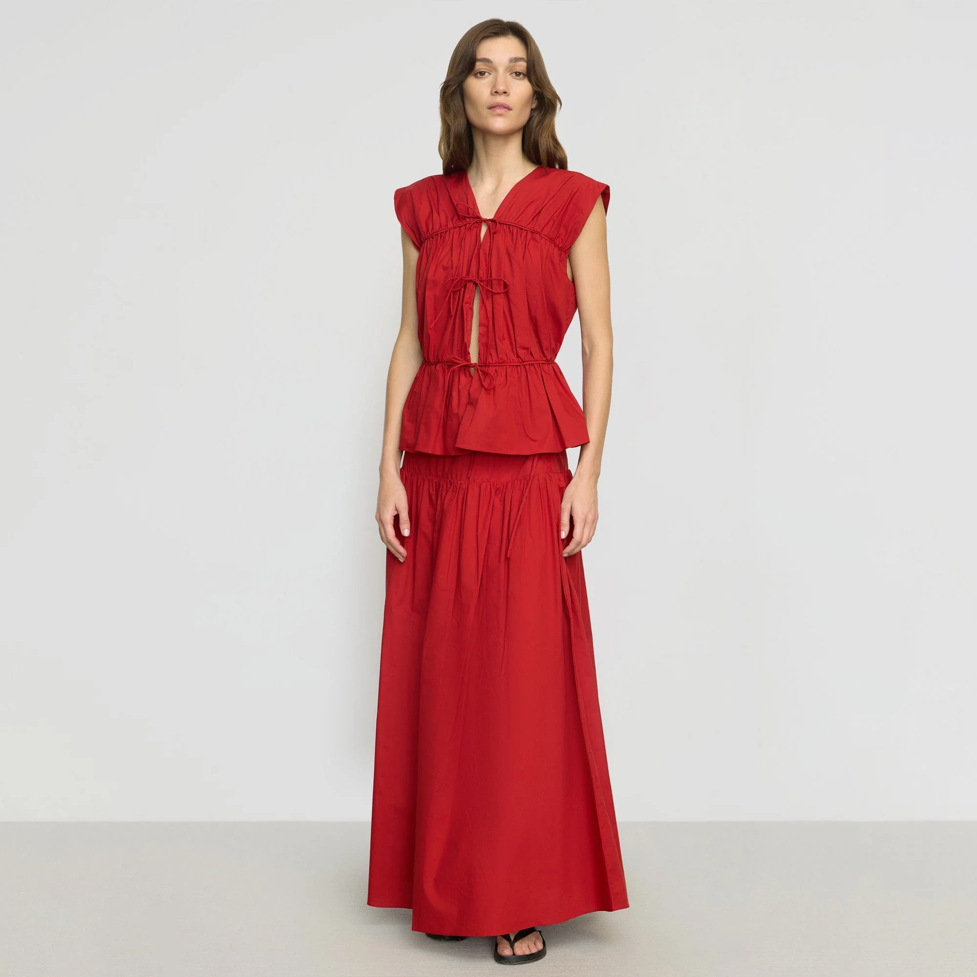Bao Organic Cotton Drop-Waist Skirt