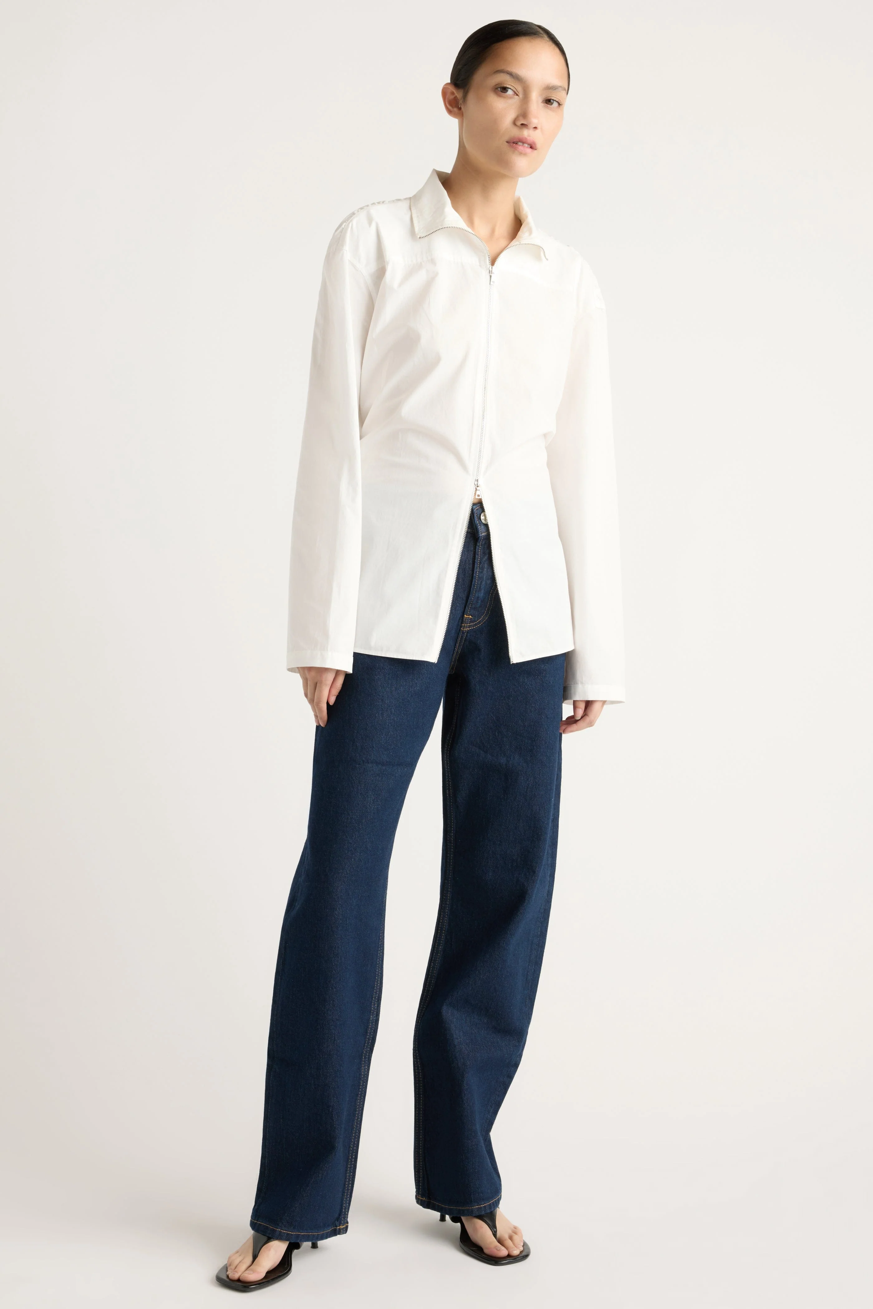 Baylor Cotton Back-Detail Tunic Blouse - Image 6