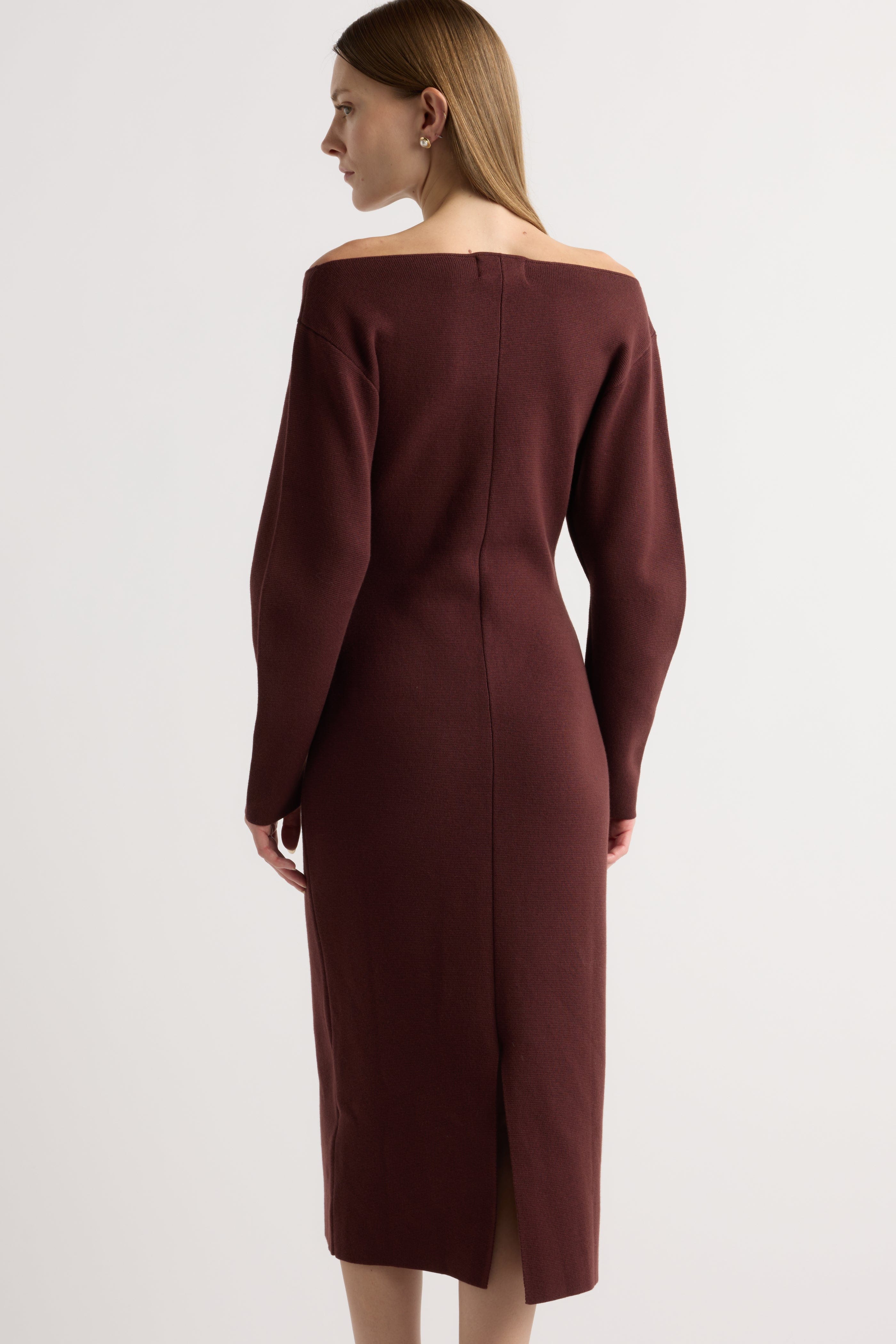 Blythe Wide Boat-Neck Dress - Image 6
