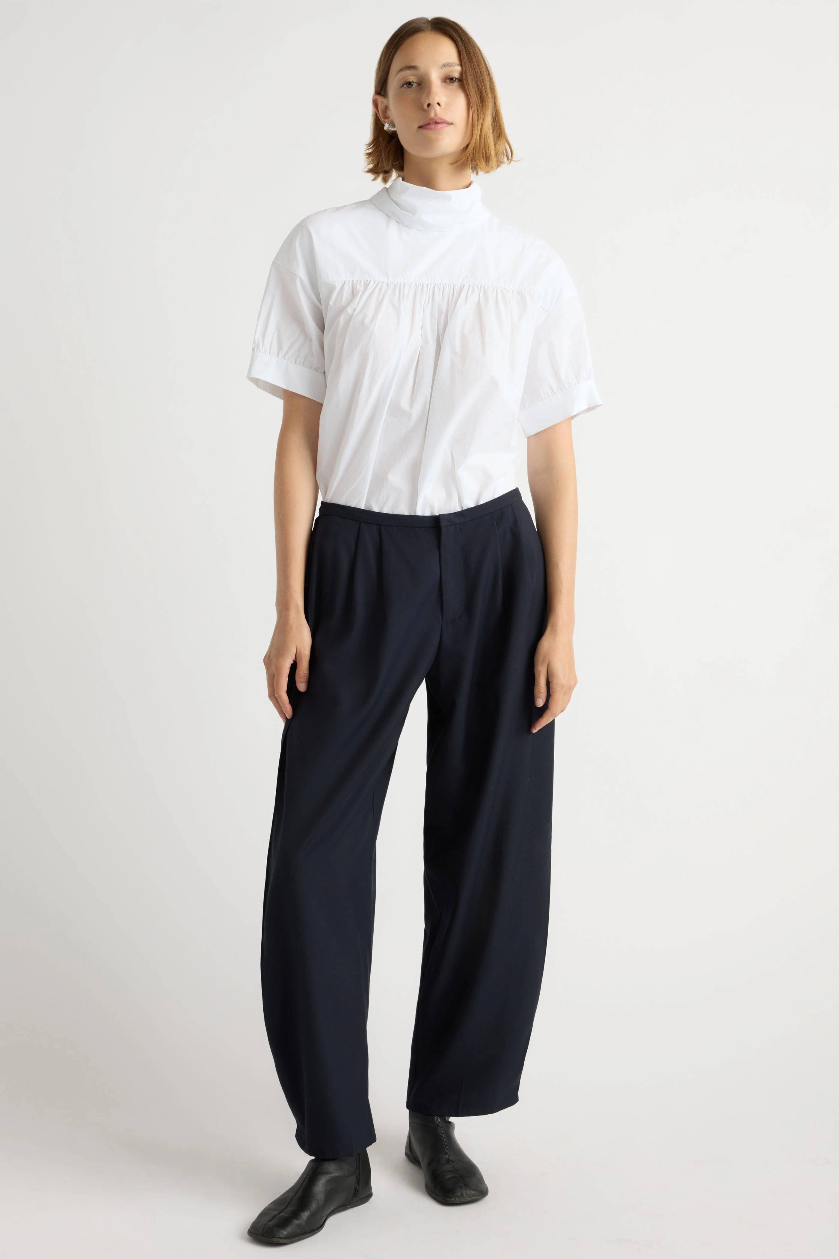 Bronte Foldover Scarf-Neck Tunic Top - Image 6