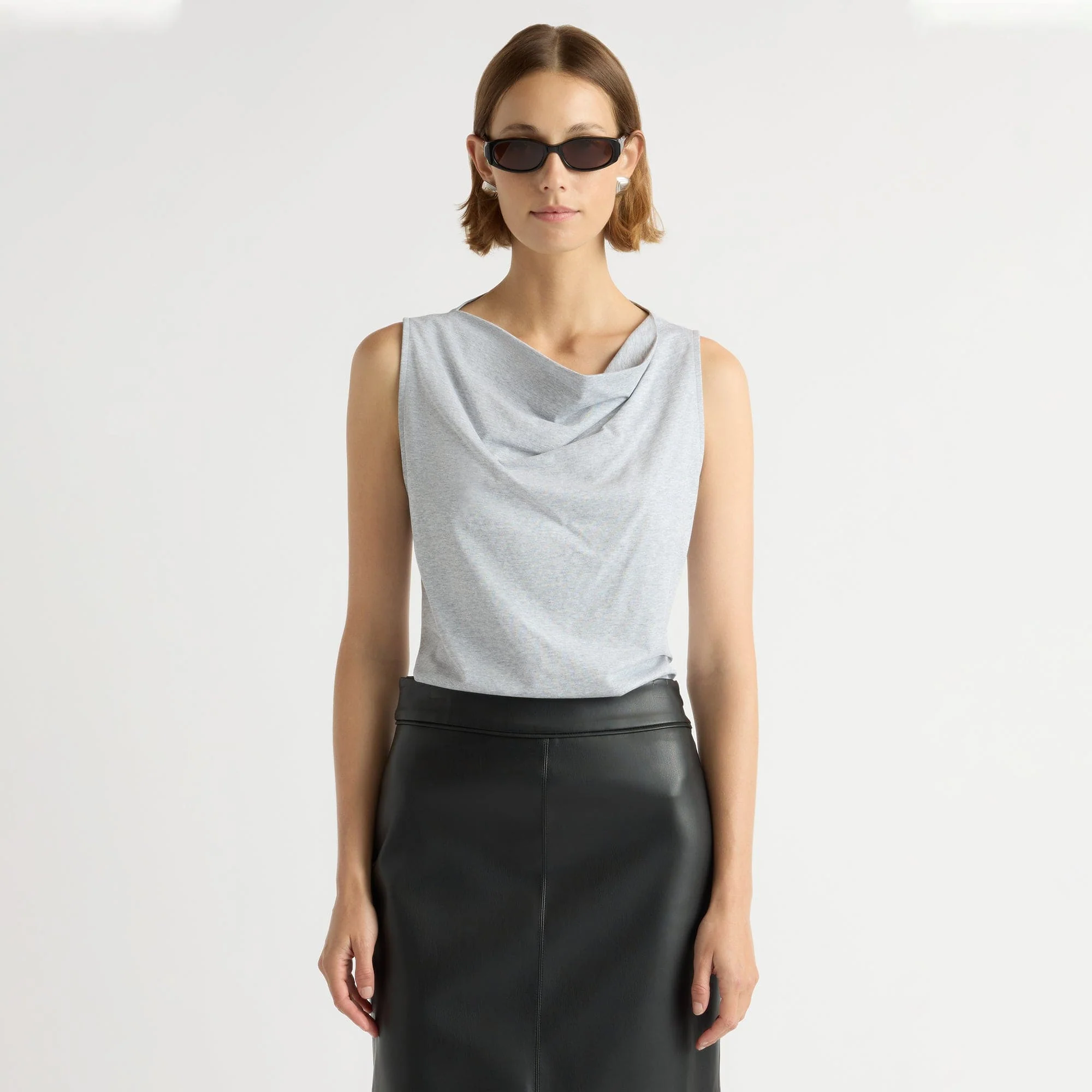 Carissa Cowl-Neck Tank