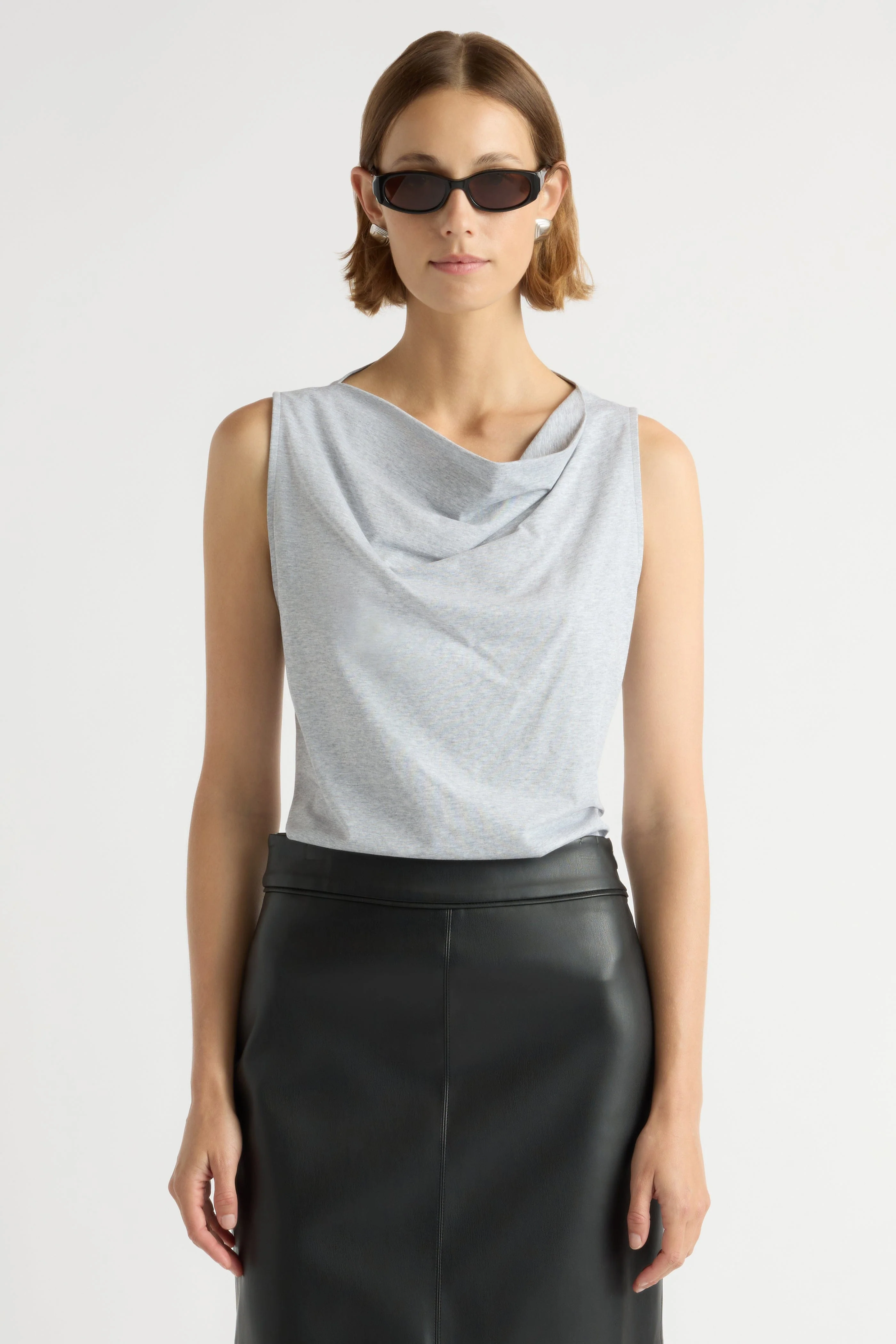 Carissa Cowl-Neck Tank - Image 2