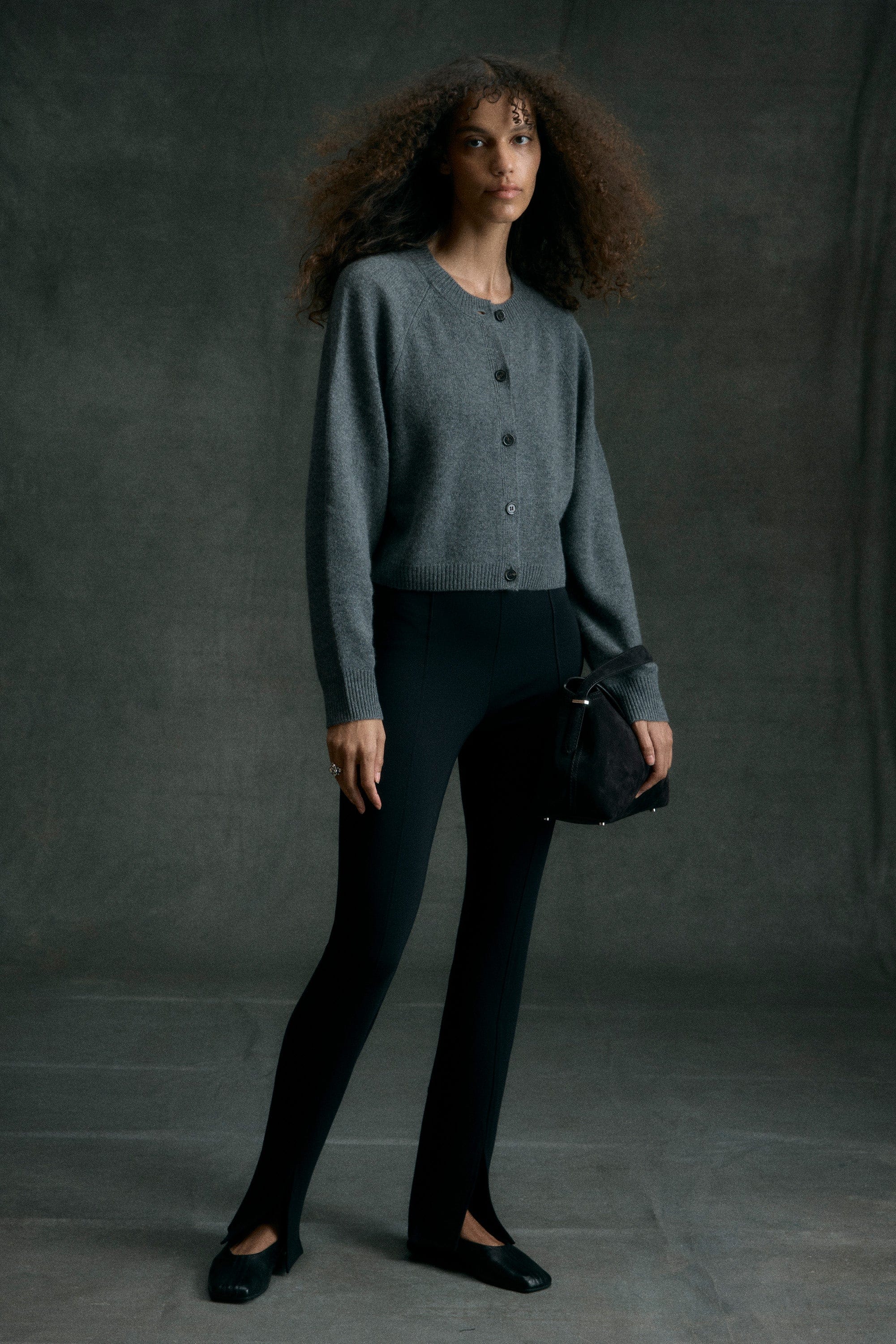 Cass Front-Split Ponte Stretch Pant - Image 8