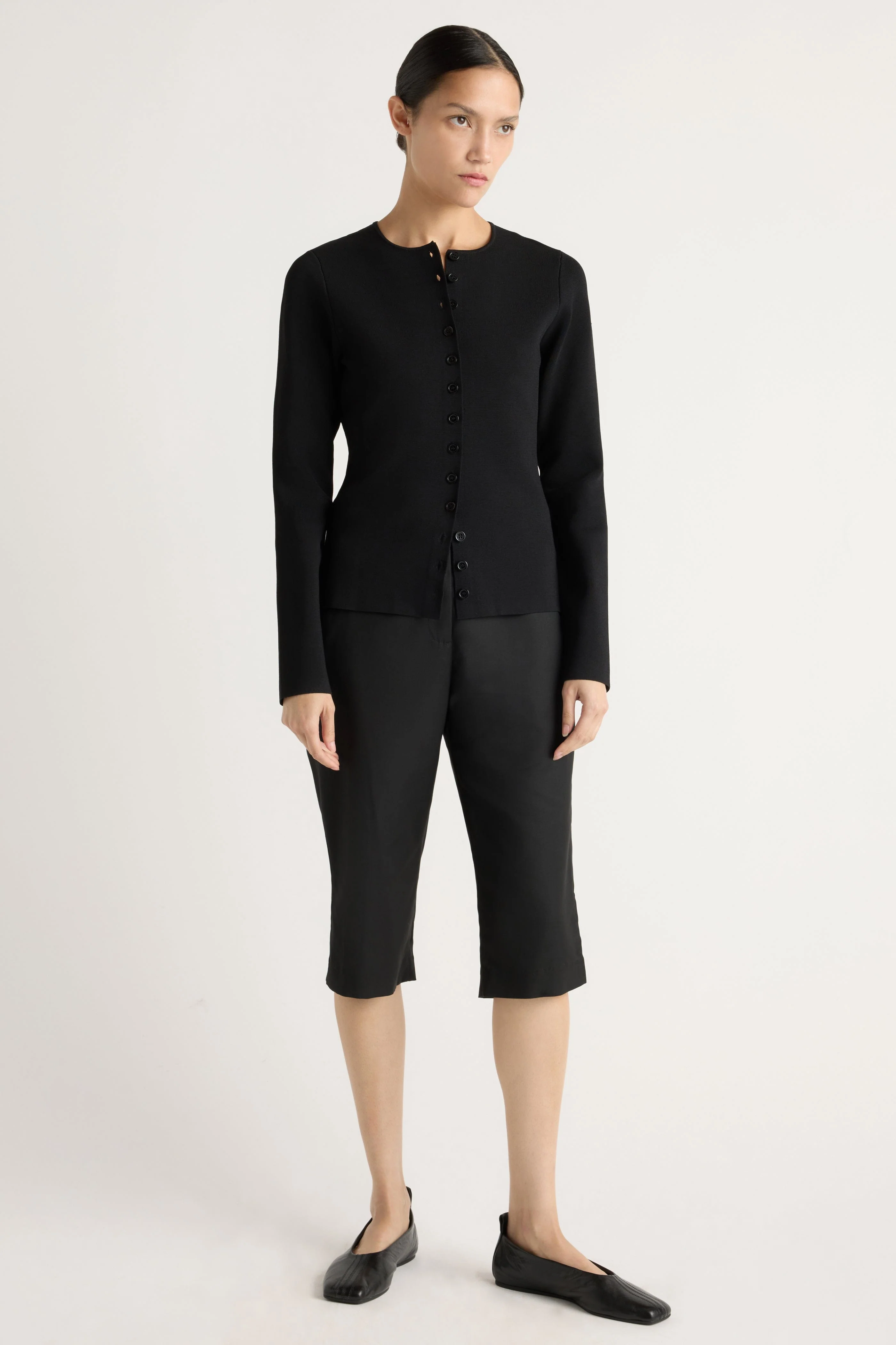 Charla Button Milano-Stitch Sweater - Image 6