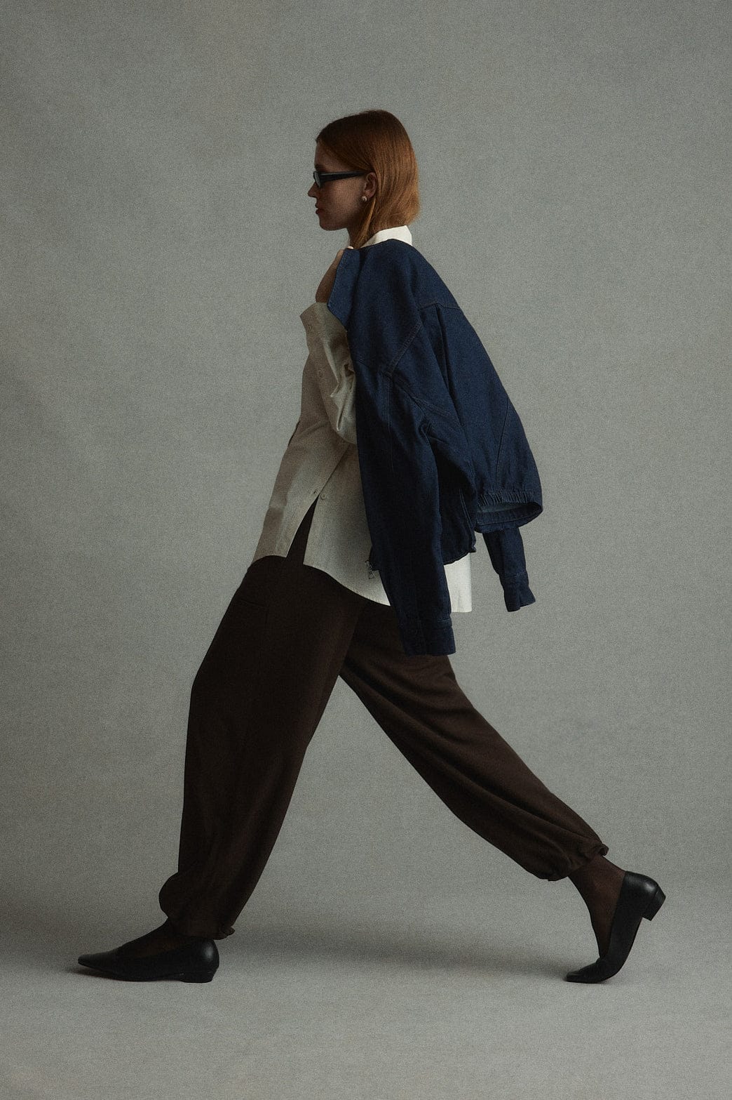 Cooper Denim Bomber Jacket - Image 8