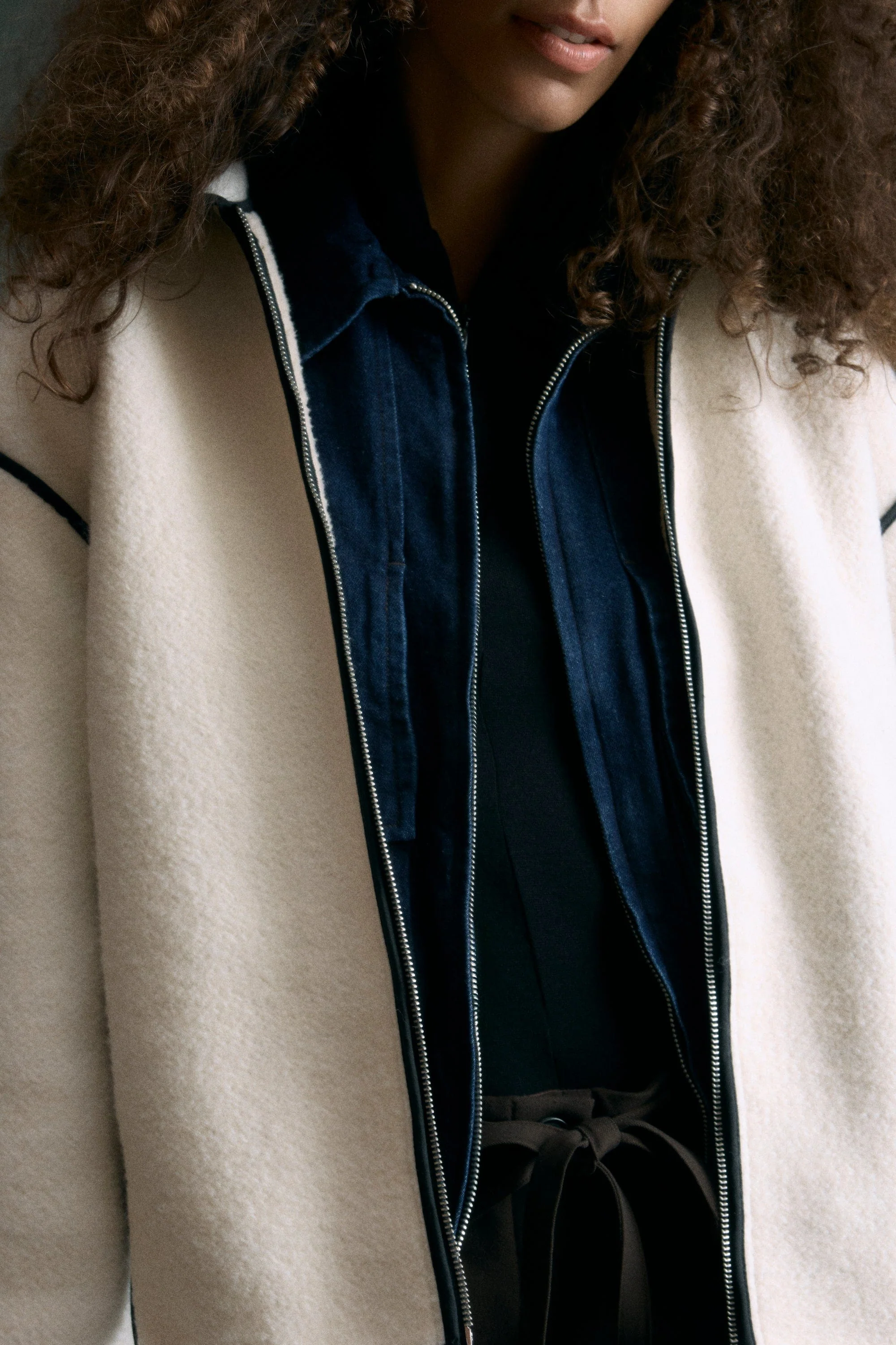 Cooper Denim Bomber Jacket - Image 9