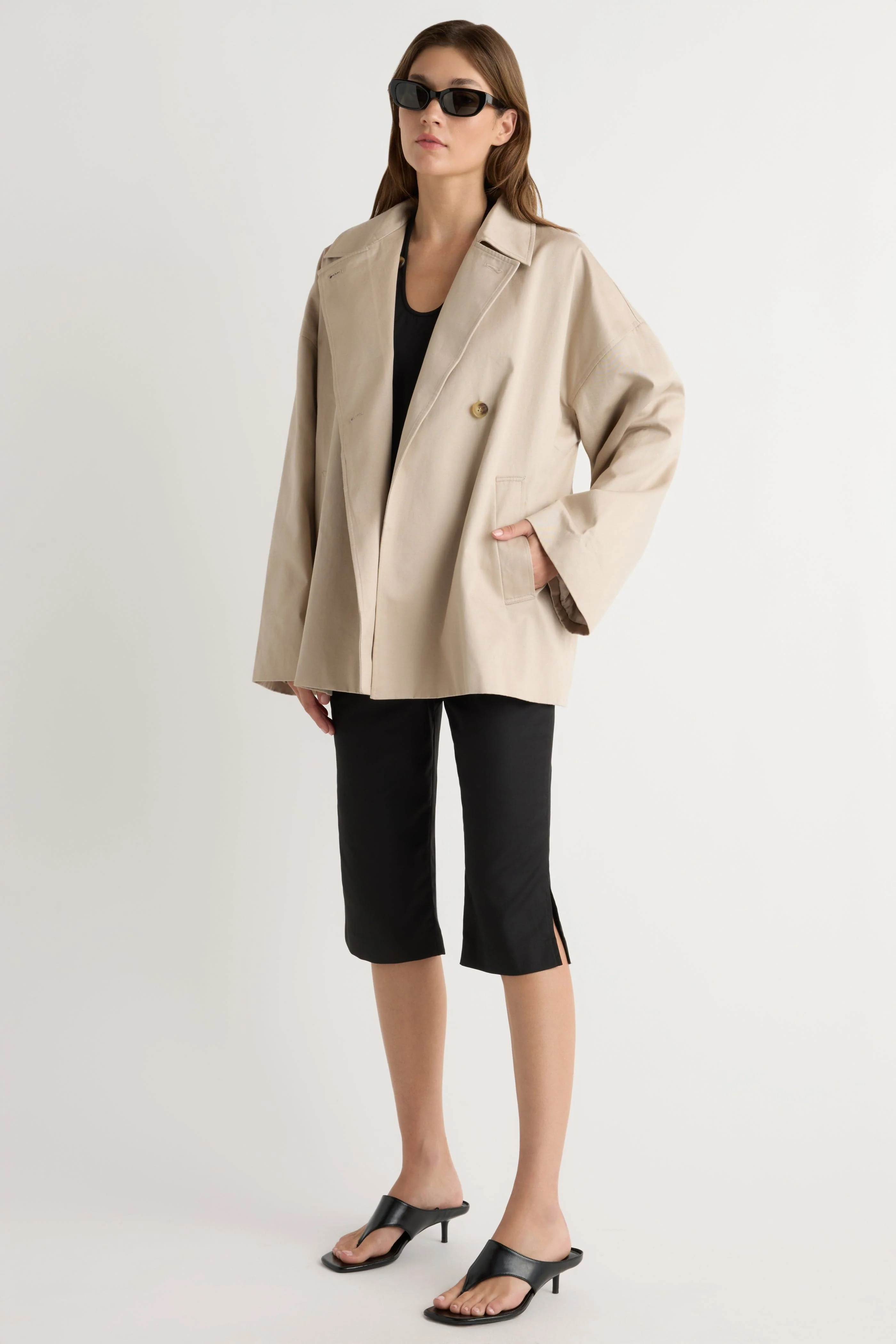Delaney Cotton Mac Coat - Image 3