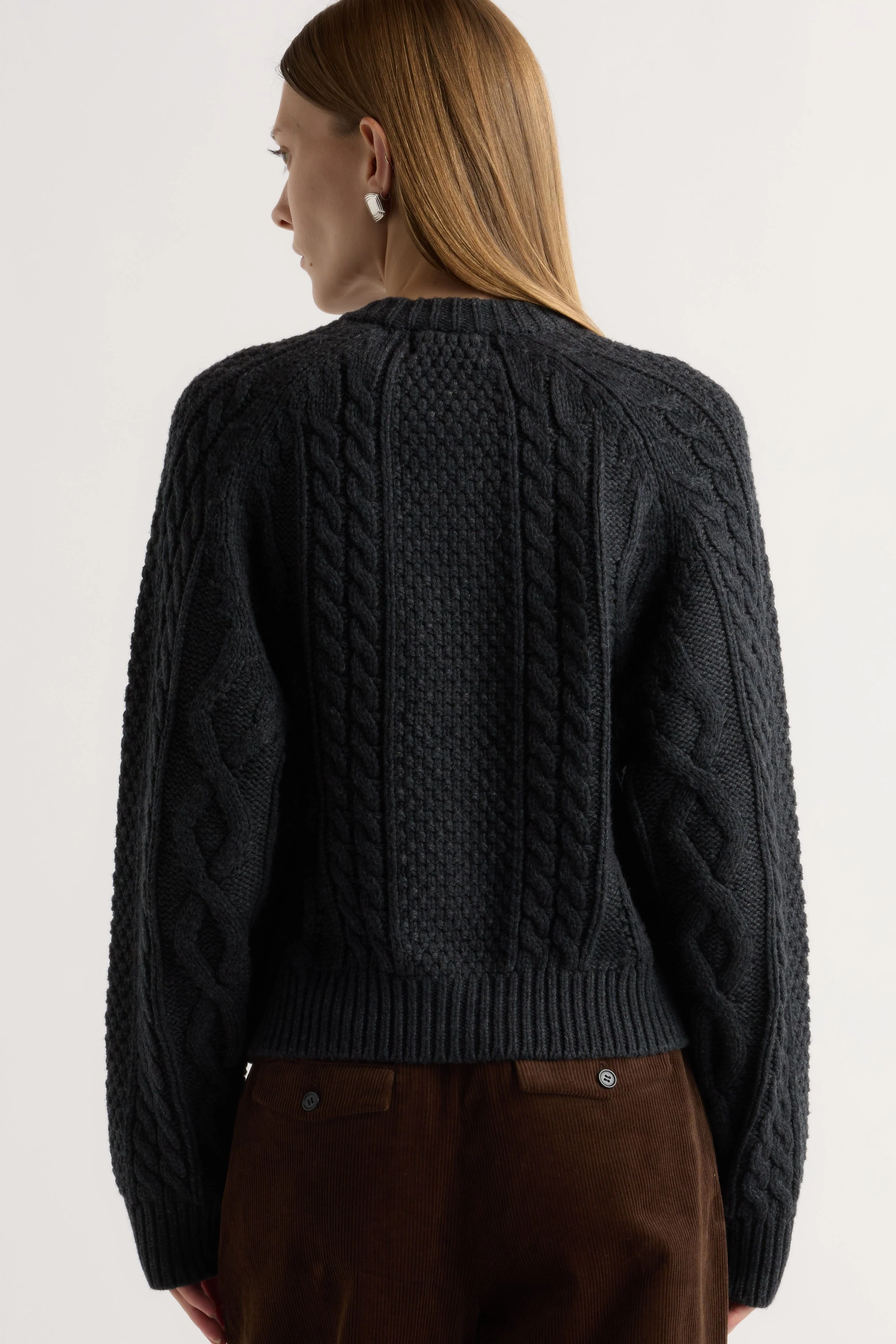 Eloise Button Cable Cardigan - Image 7