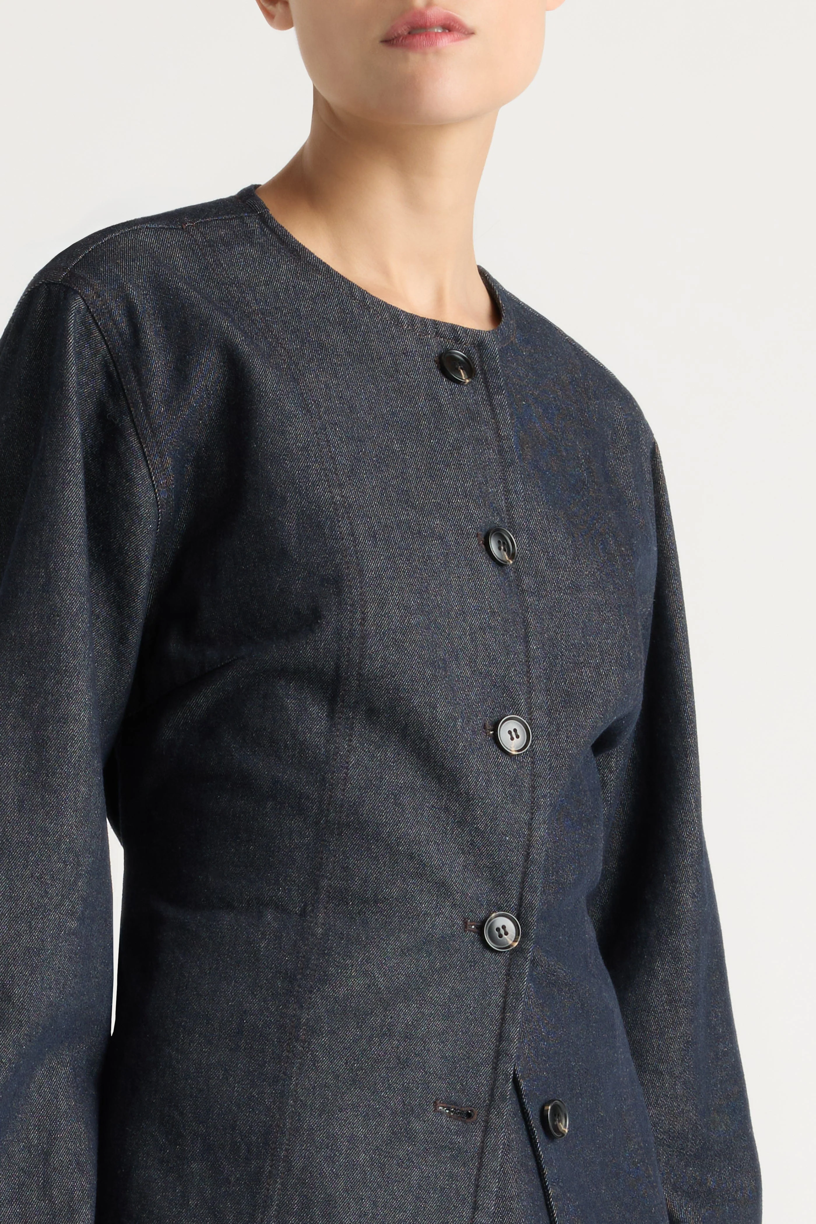 Emerson Cinch-Waist Denim Jacket - Image 7