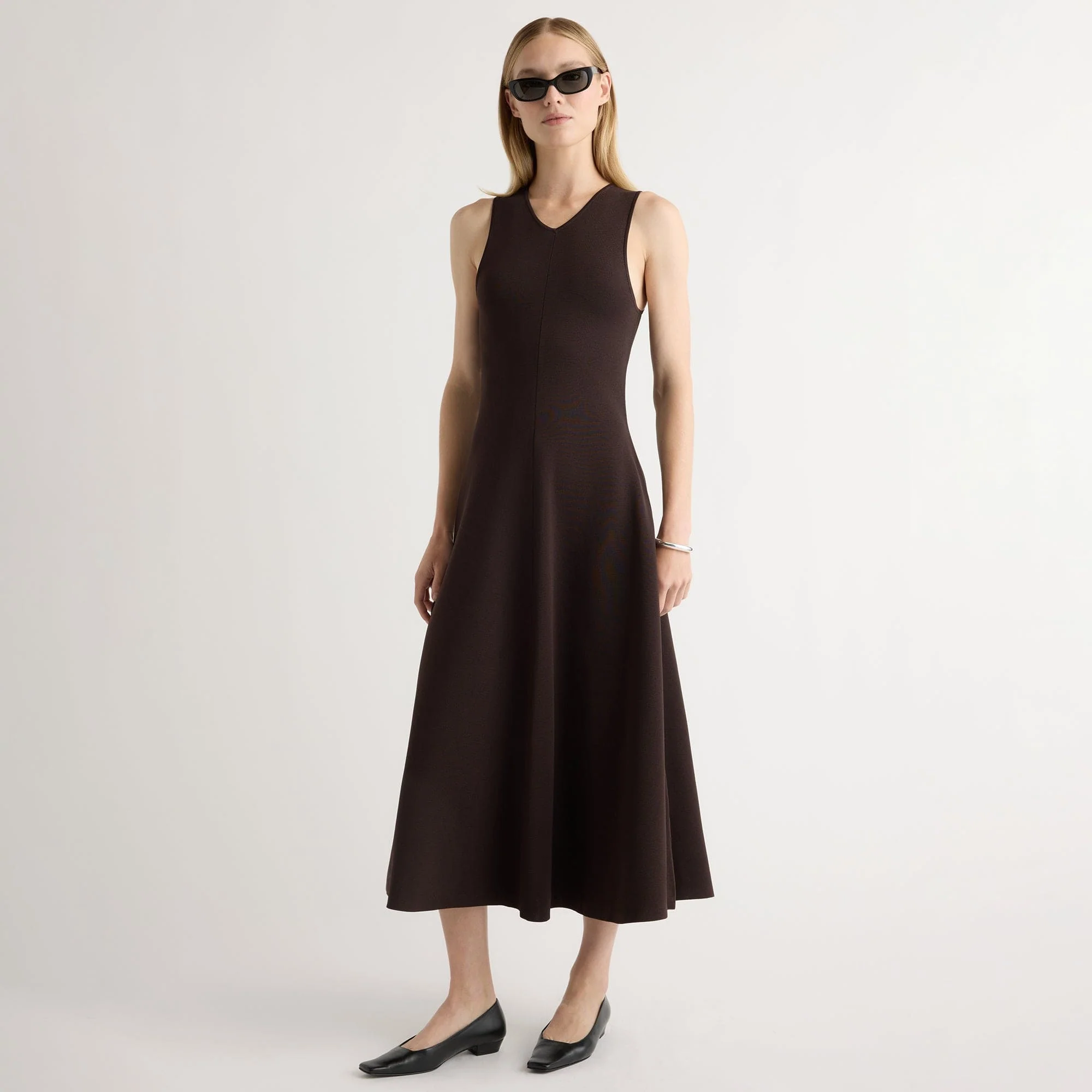 Enya Cinch-Waist Knit Dress