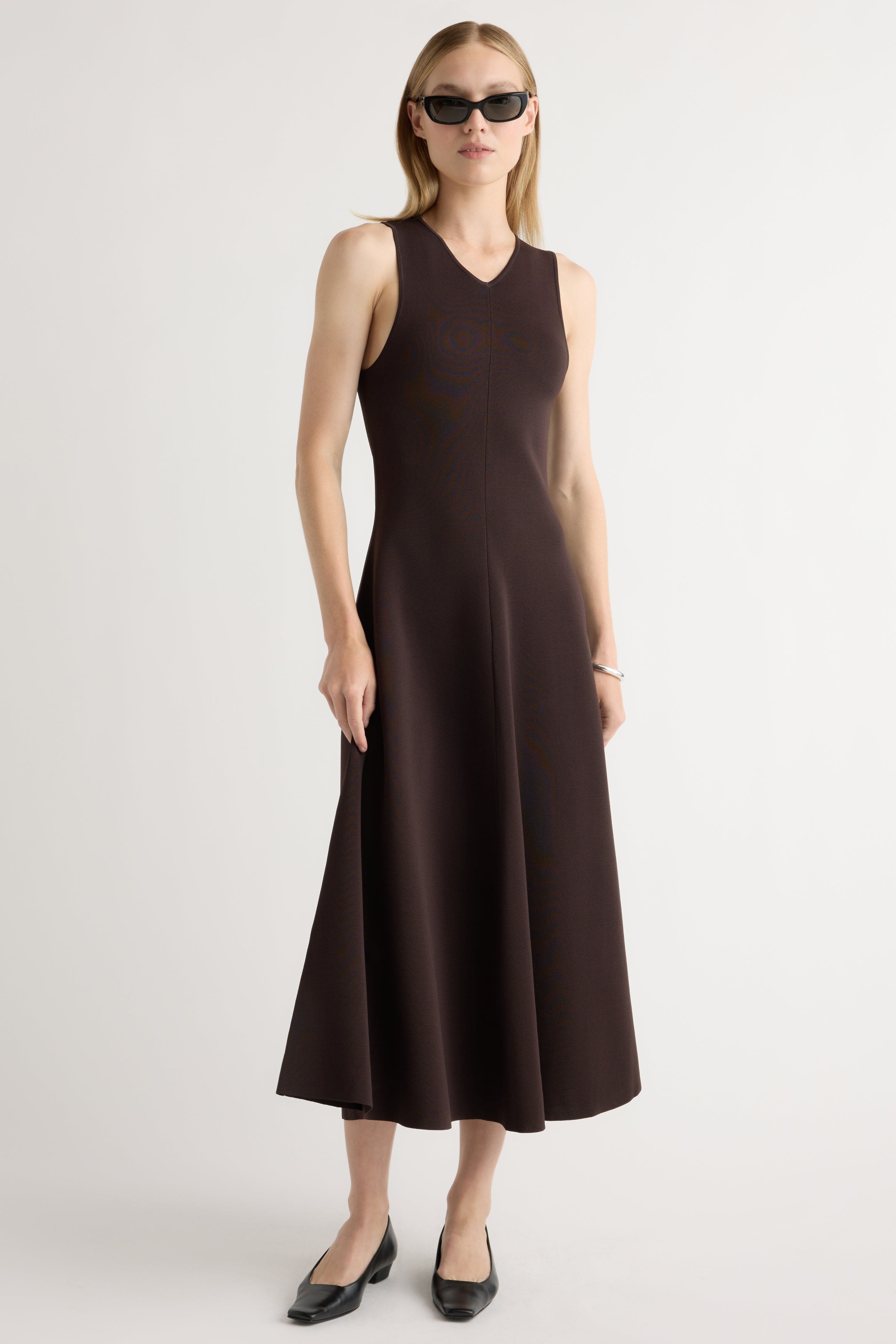Enya Cinch-Waist Knit Dress - Image 4