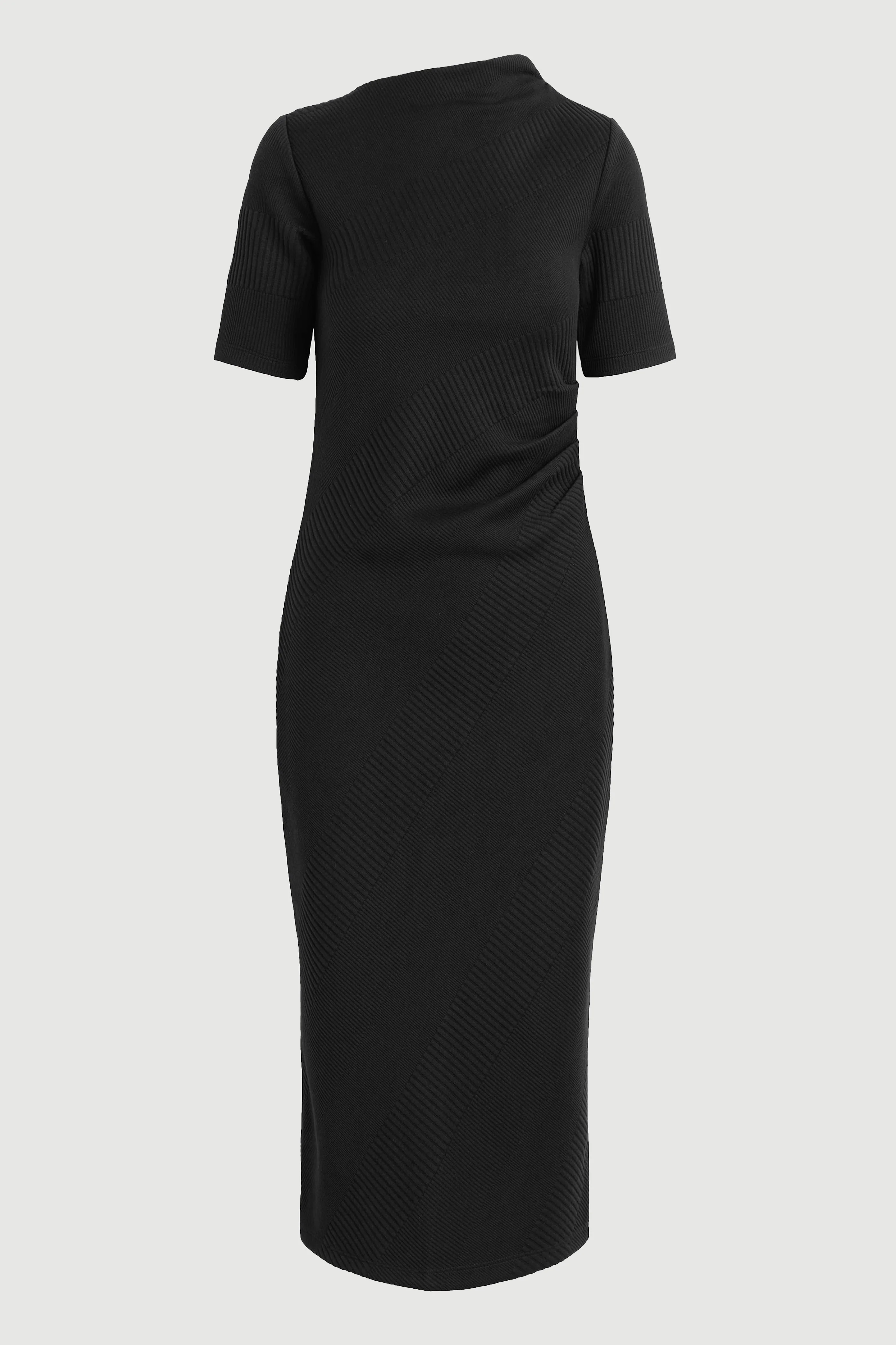 Evie Ribbed-Knit Jersey Dress - Image 8