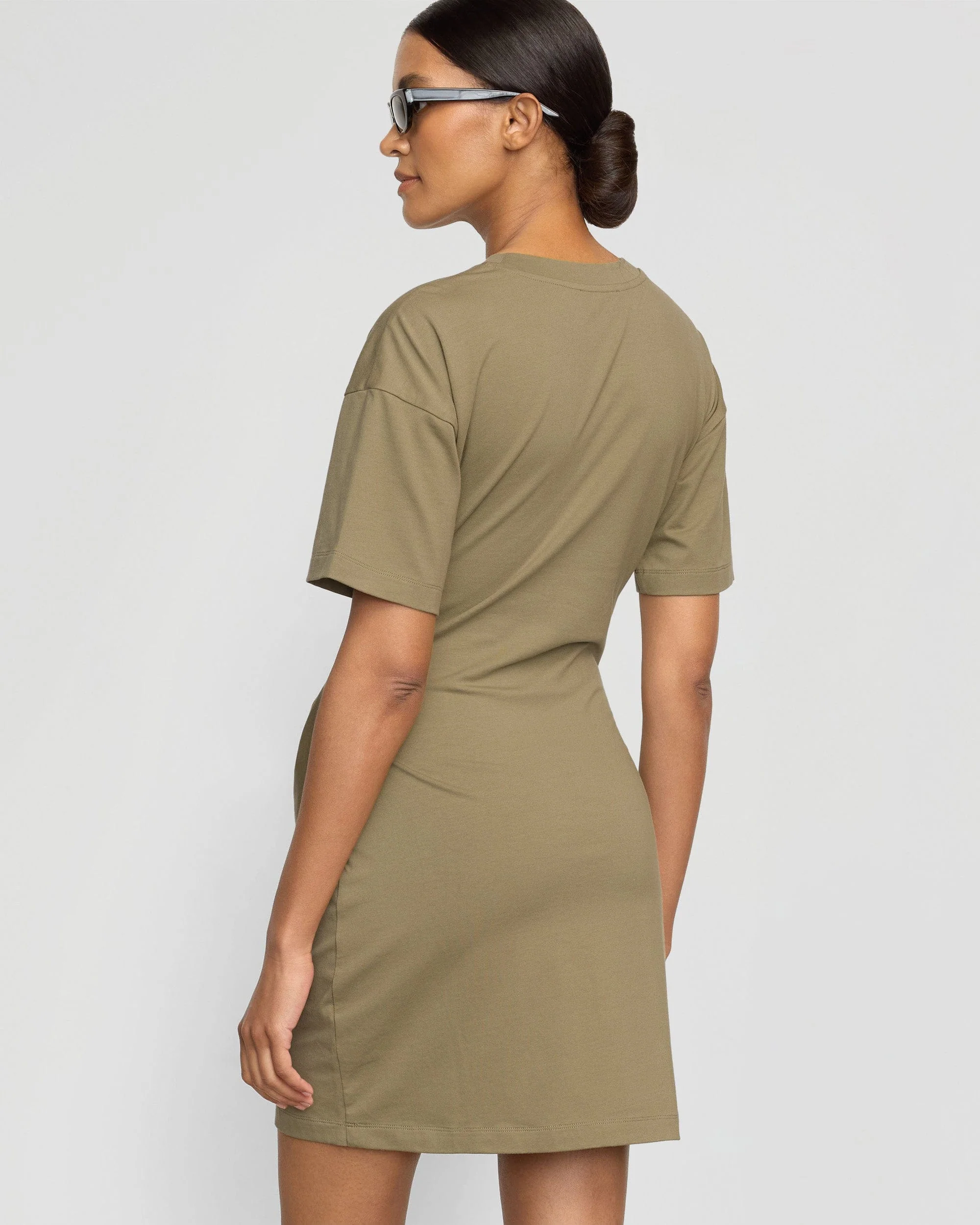 Fallon Organic Cotton T-Shirt Wrap Dress - Image 6