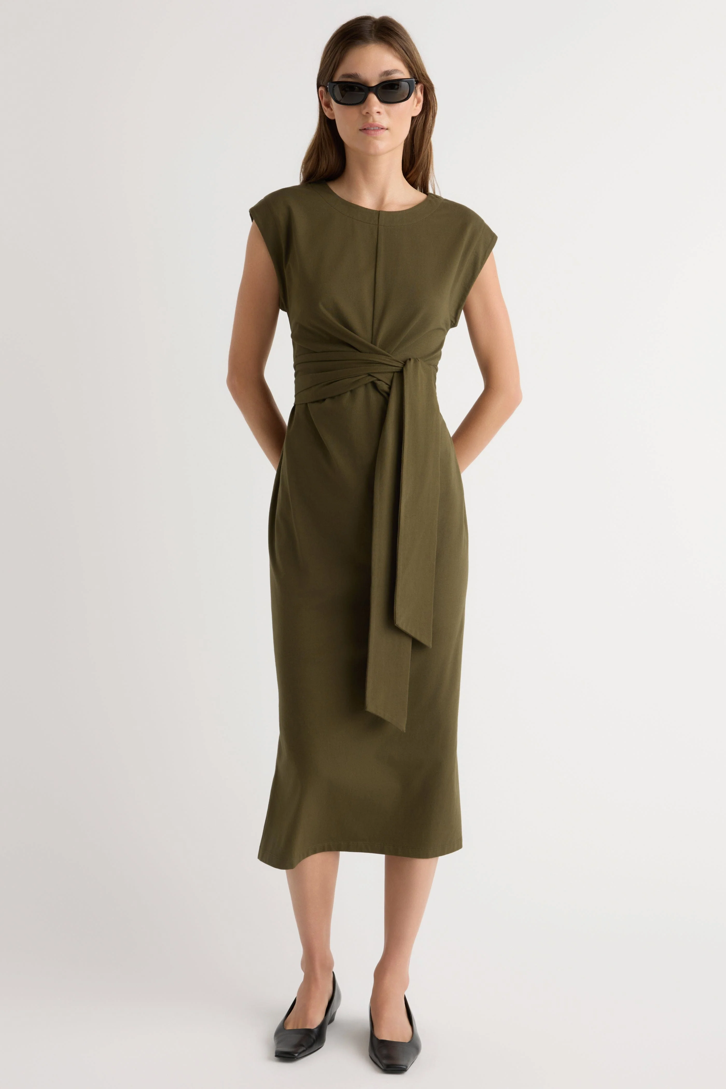Fei Tie-Front Organic Cotton Dress - Image 5