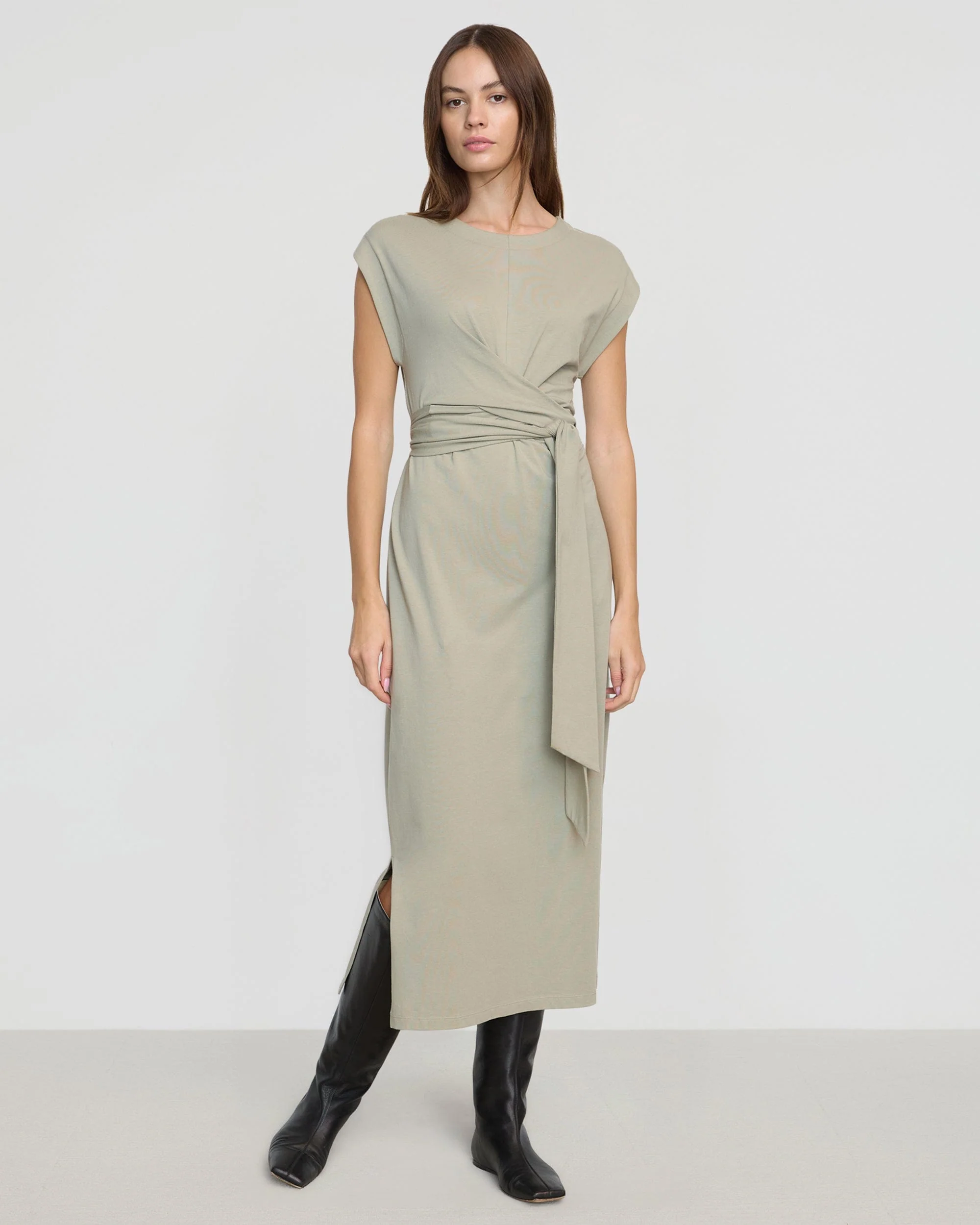 Fei Tie-Front Organic Cotton Dress - Image 2