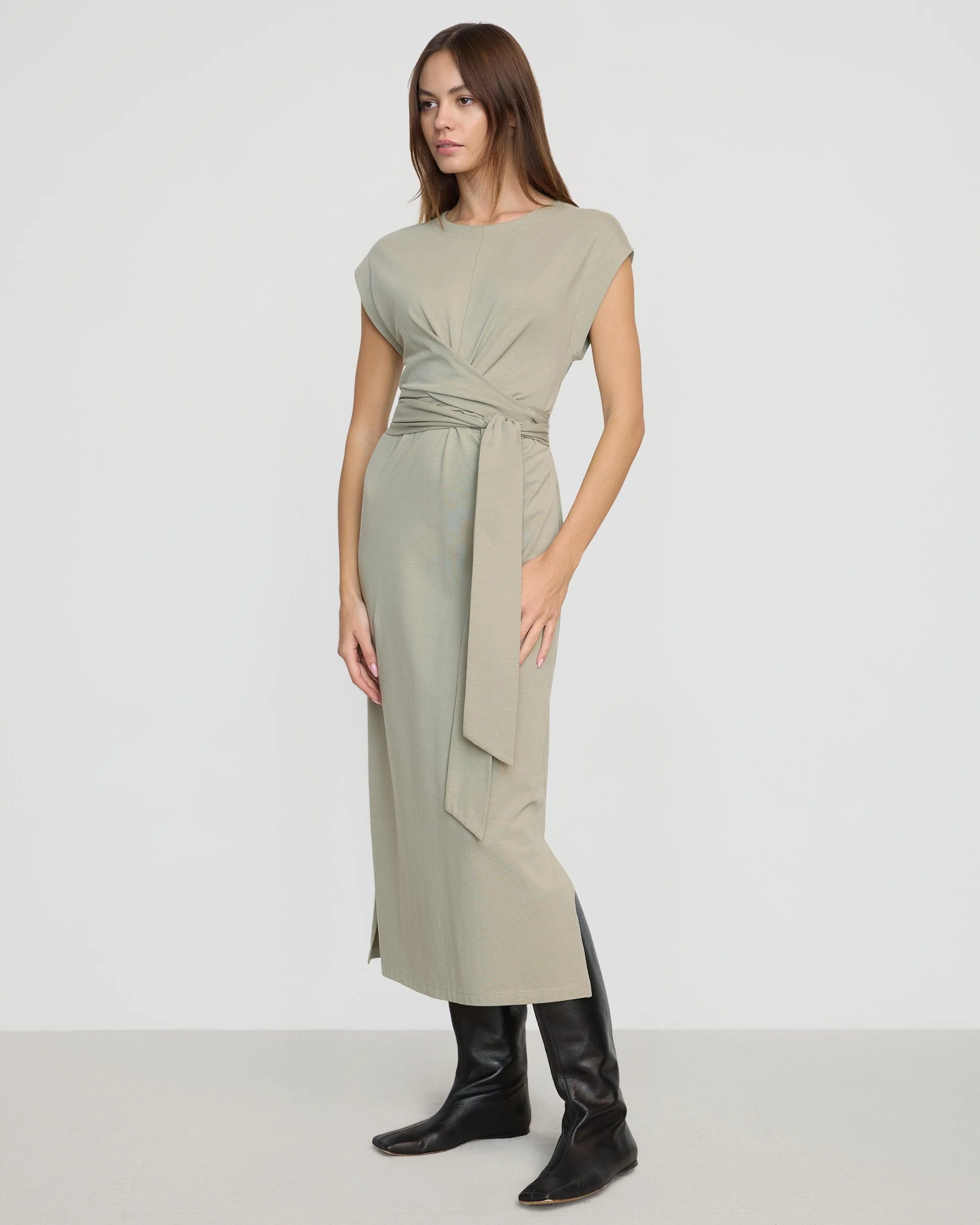 Fei Tie-Front Organic Cotton Dress - Image 4