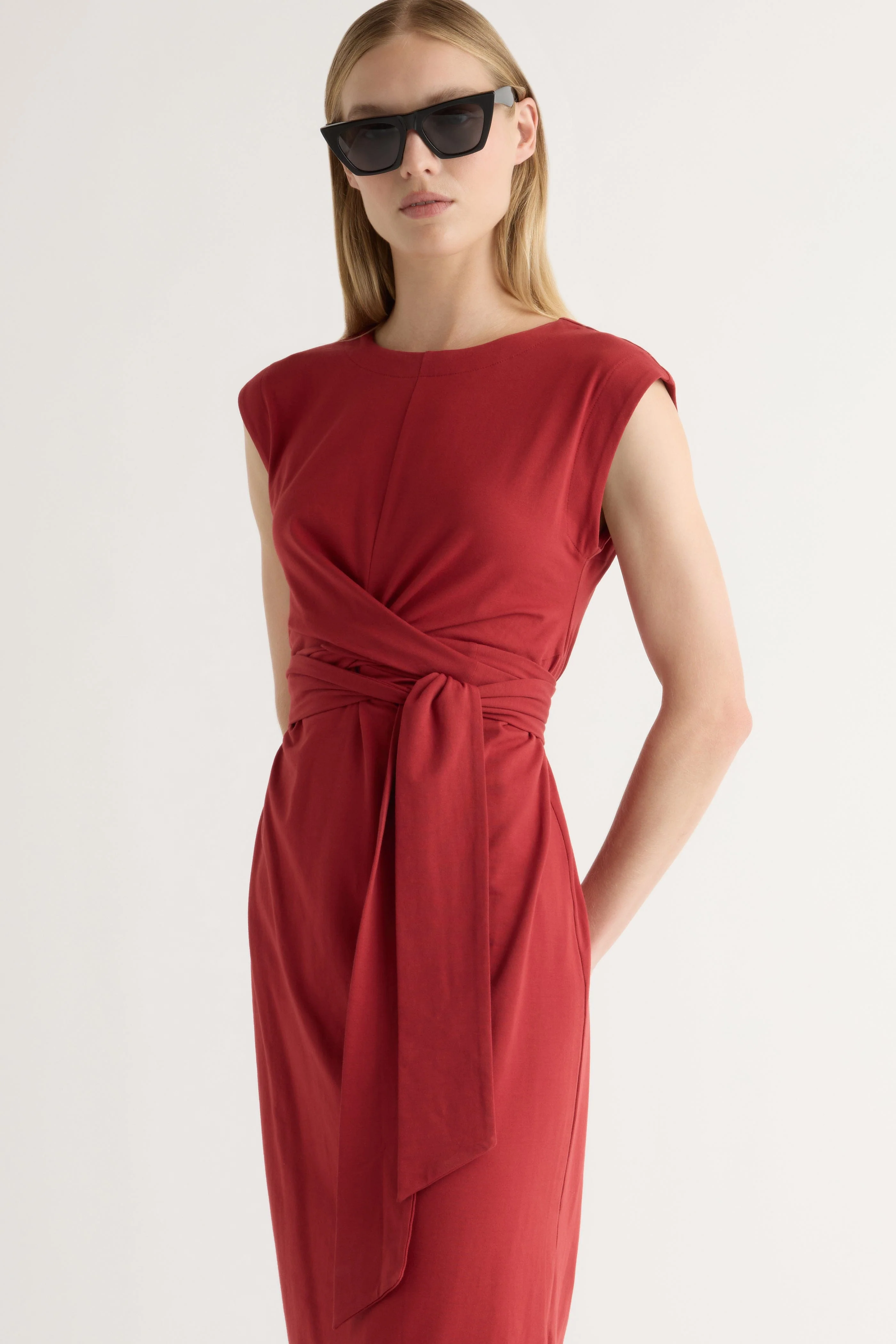 Fei Tie-Front Organic Cotton Dress - Image 3