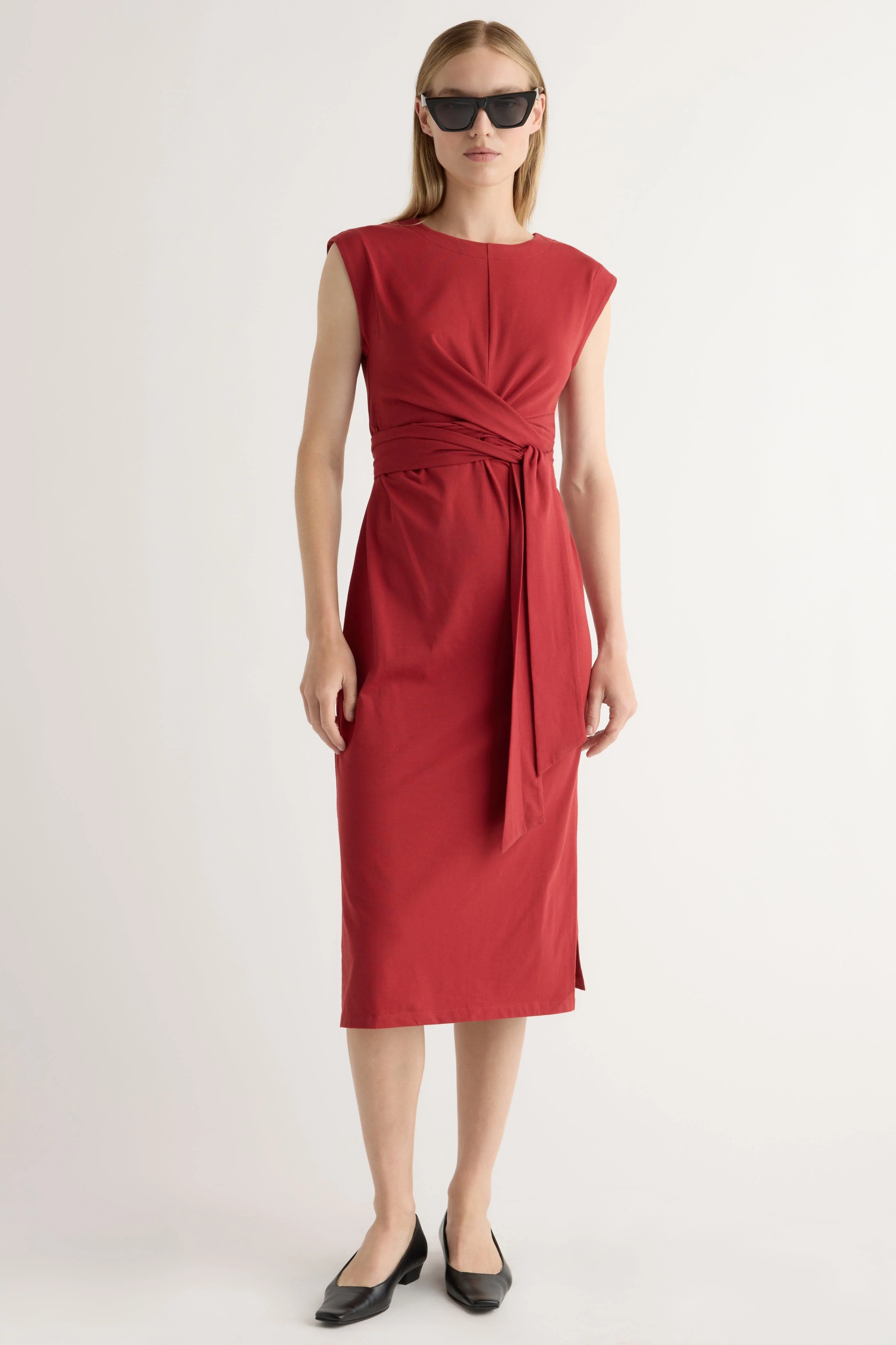 Fei Tie-Front Organic Cotton Dress - Image 4