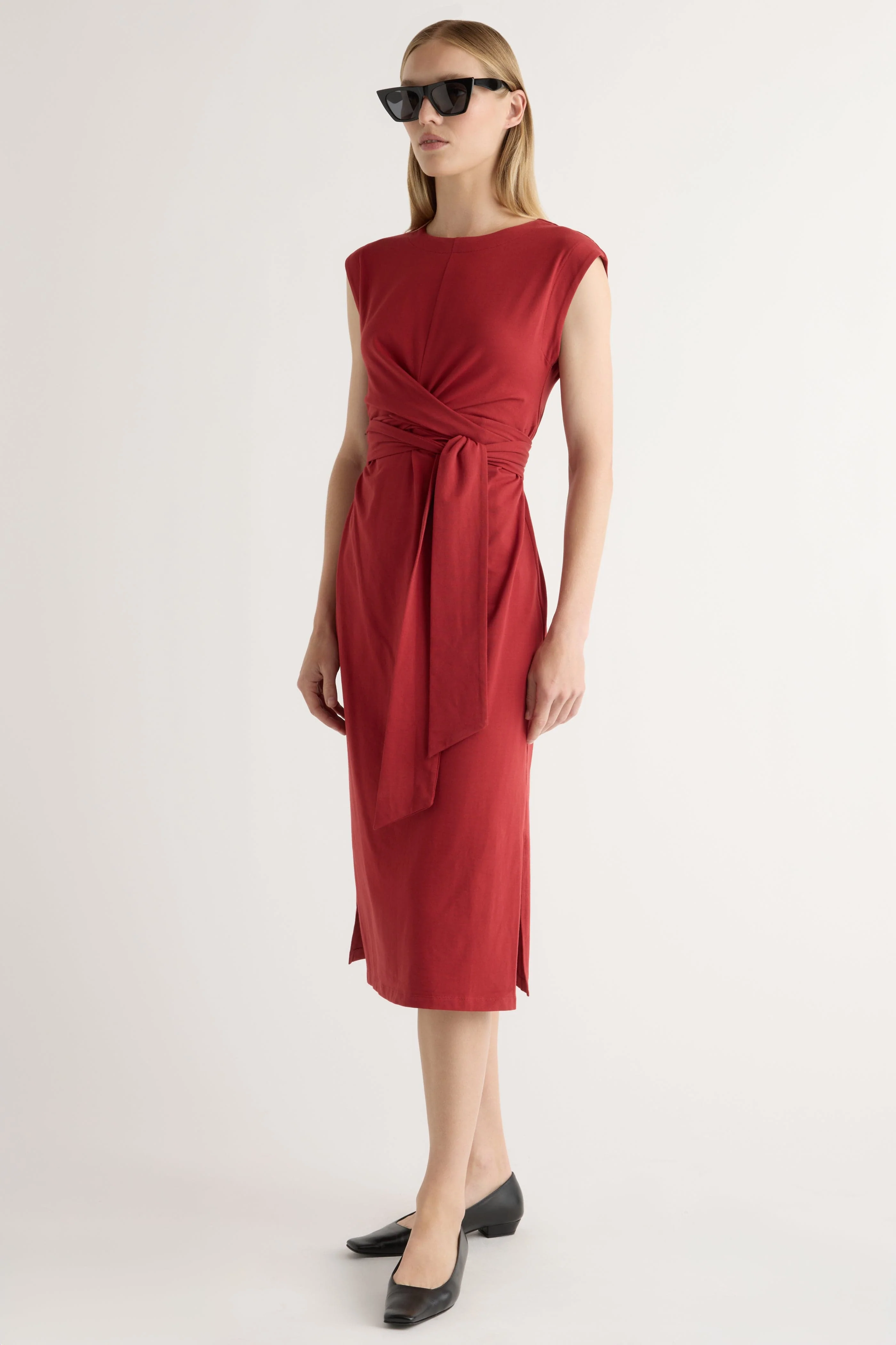 Fei Tie-Front Organic Cotton Dress - Image 5