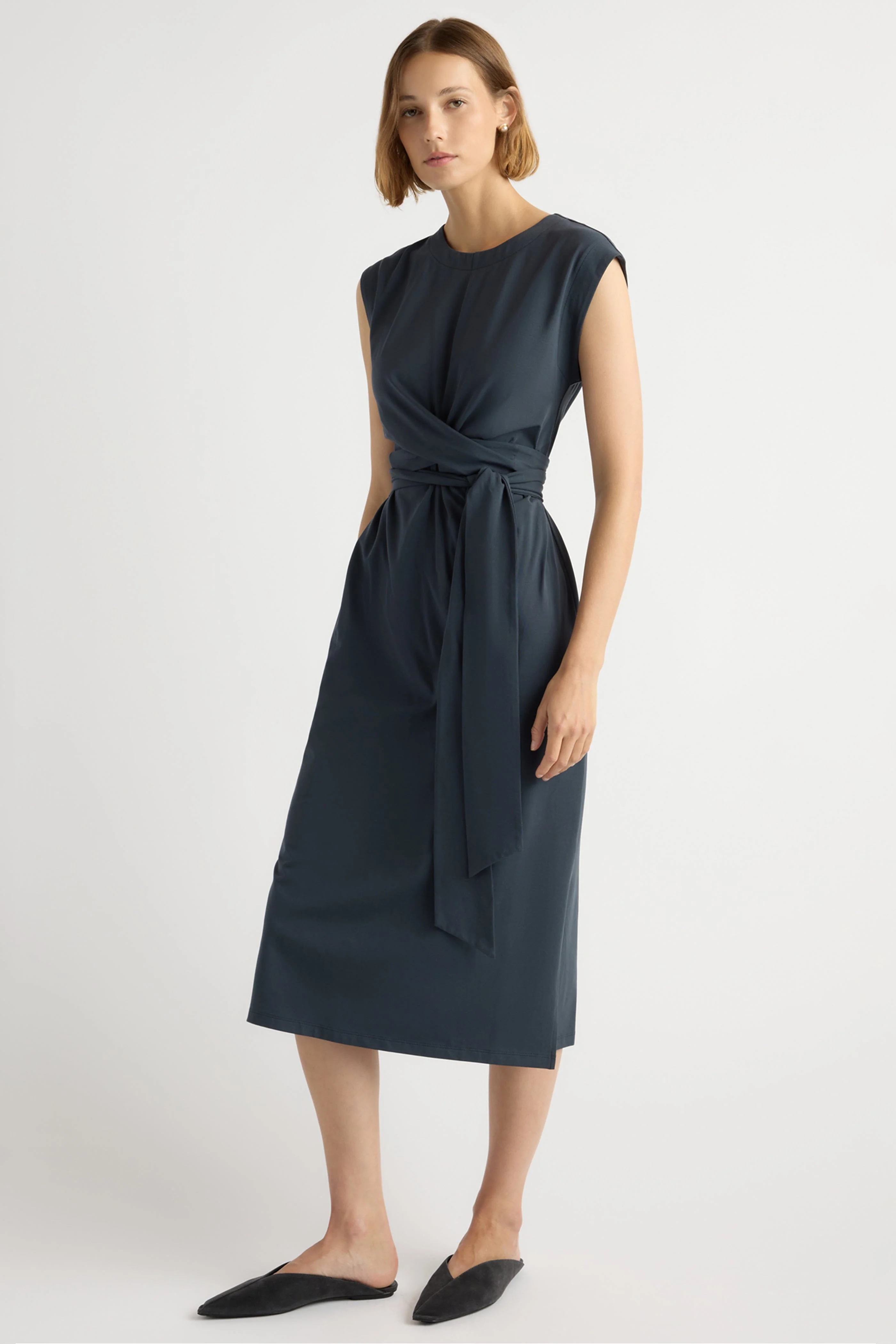 Fei Tie-Front Organic Cotton Dress - Image 2