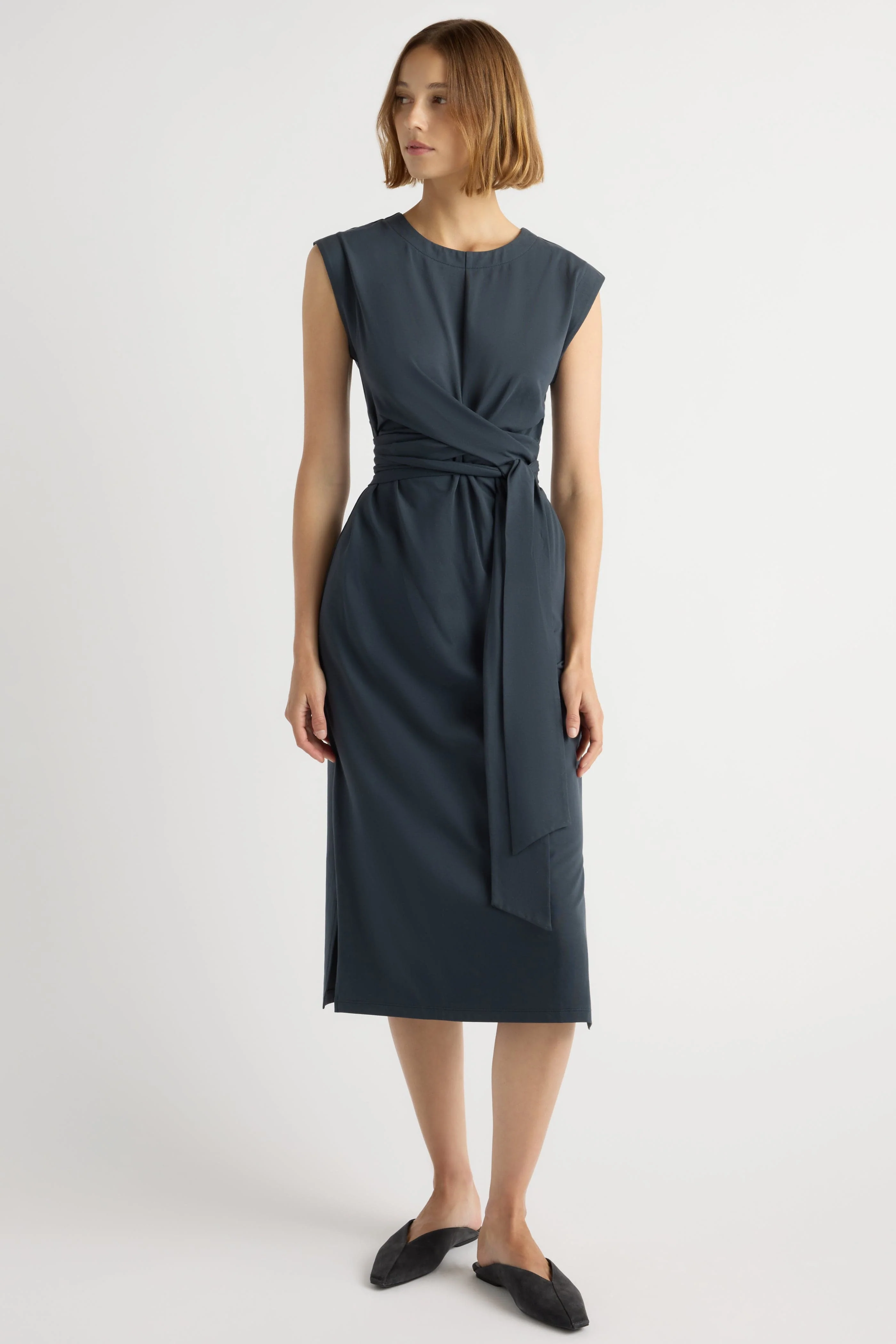 Fei Tie-Front Organic Cotton Dress - Image 4