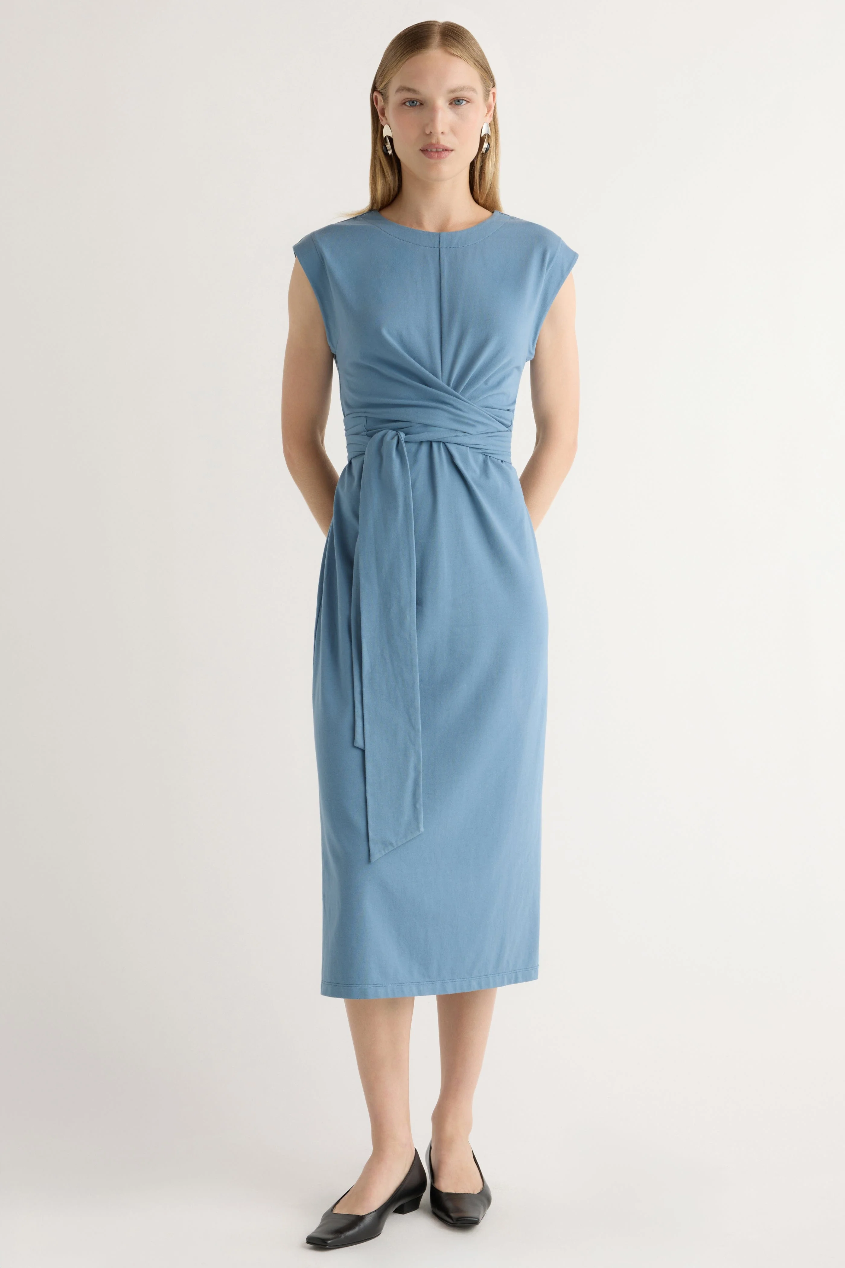 Fei Tie-Front Organic Cotton Dress - Image 4