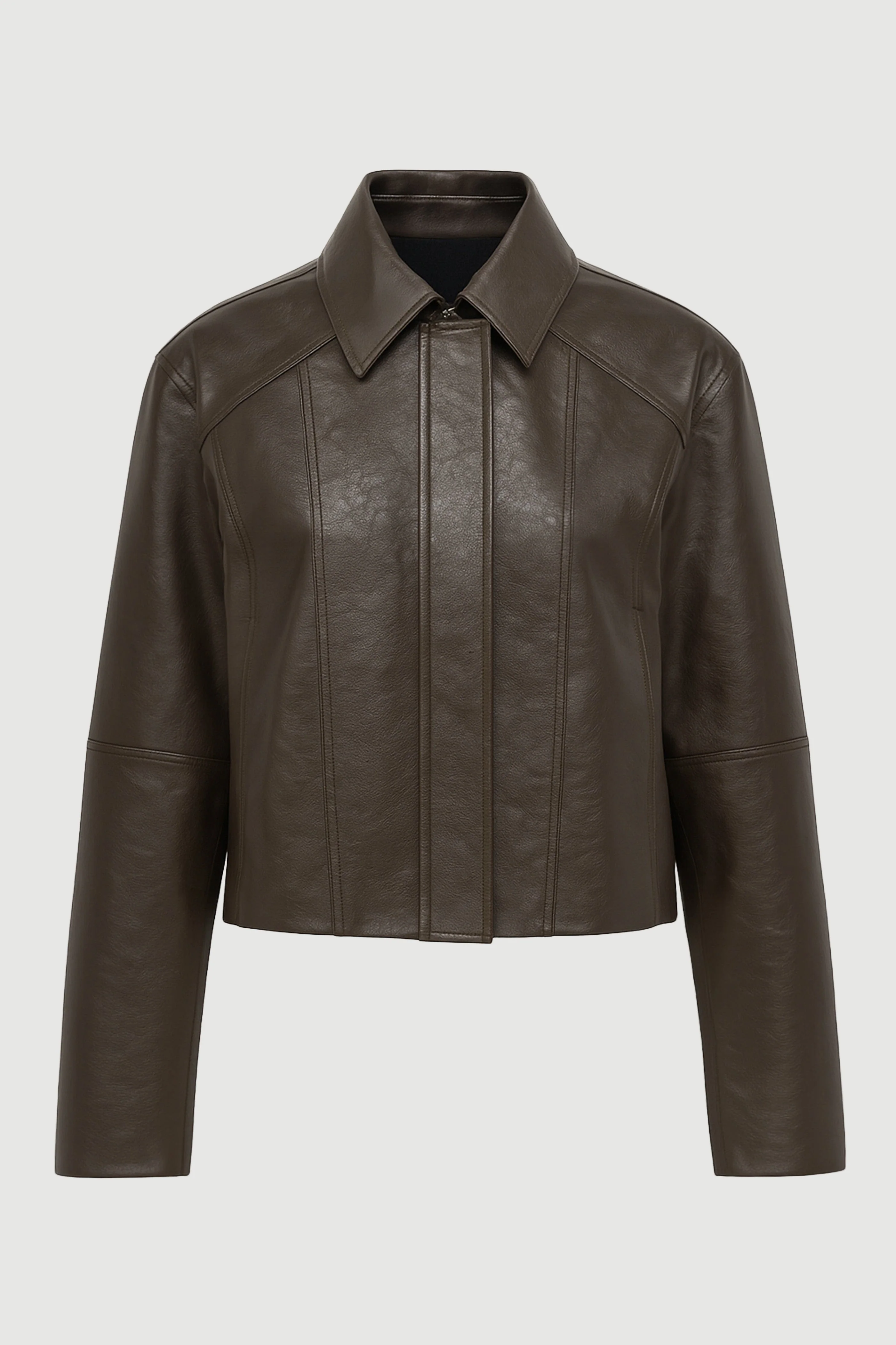 Halle Vegan Leather Jacket - Image 10