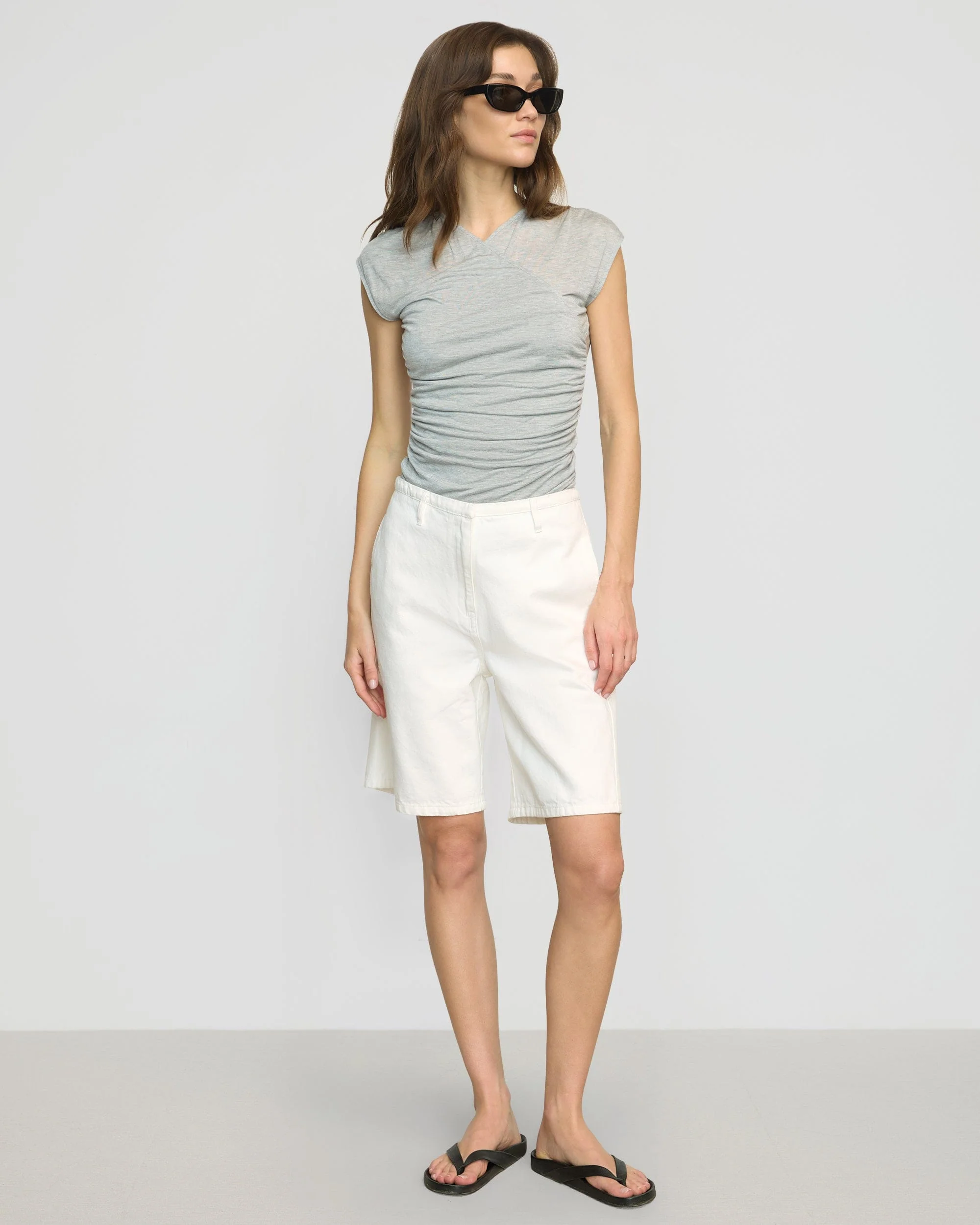 Haviland Tailored Denim Short - Image 2