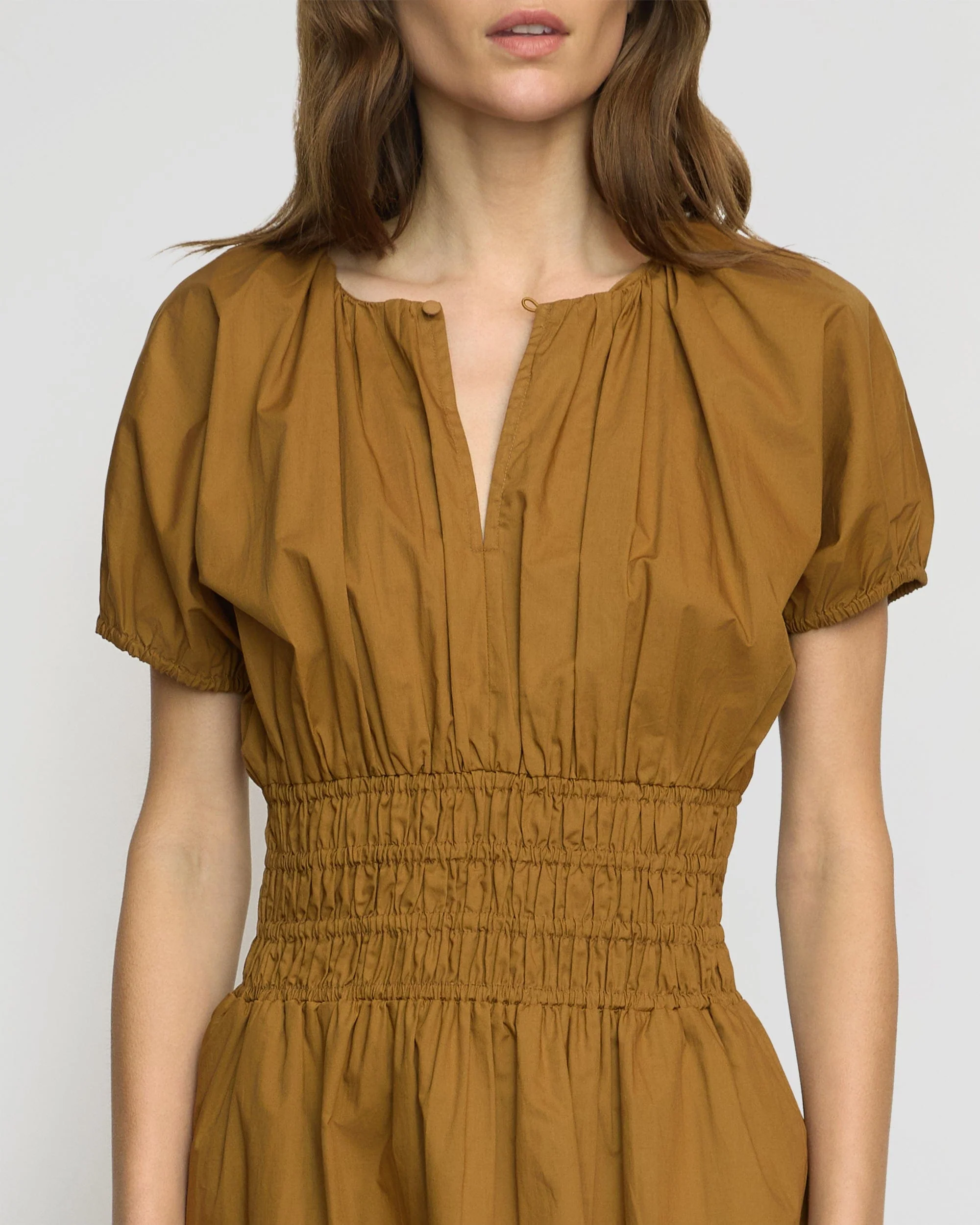 Kaci Cinched-Waist Organic Cotton Dress - Image 5