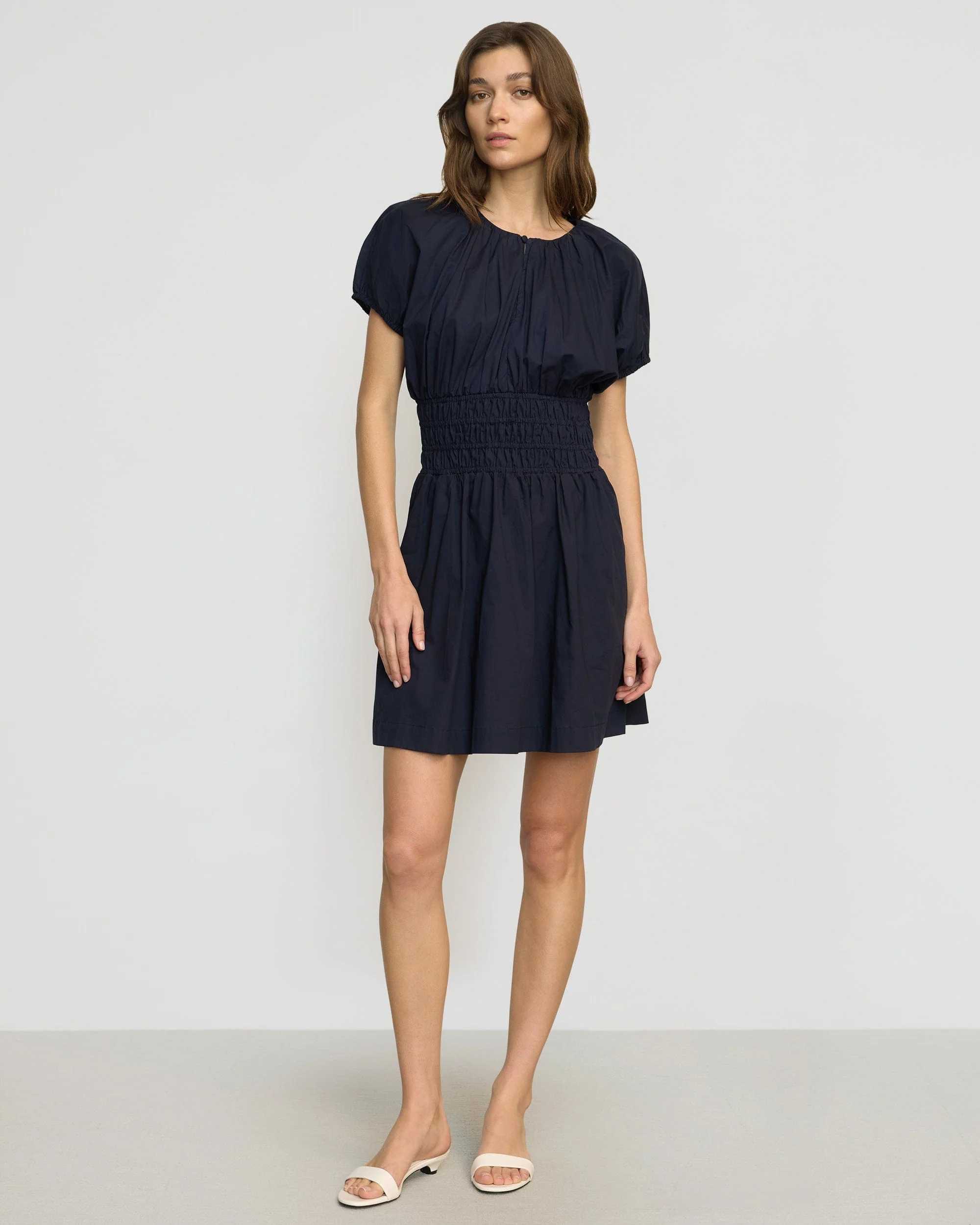 Kaci Cinched-Waist Organic Cotton Dress - Image 2