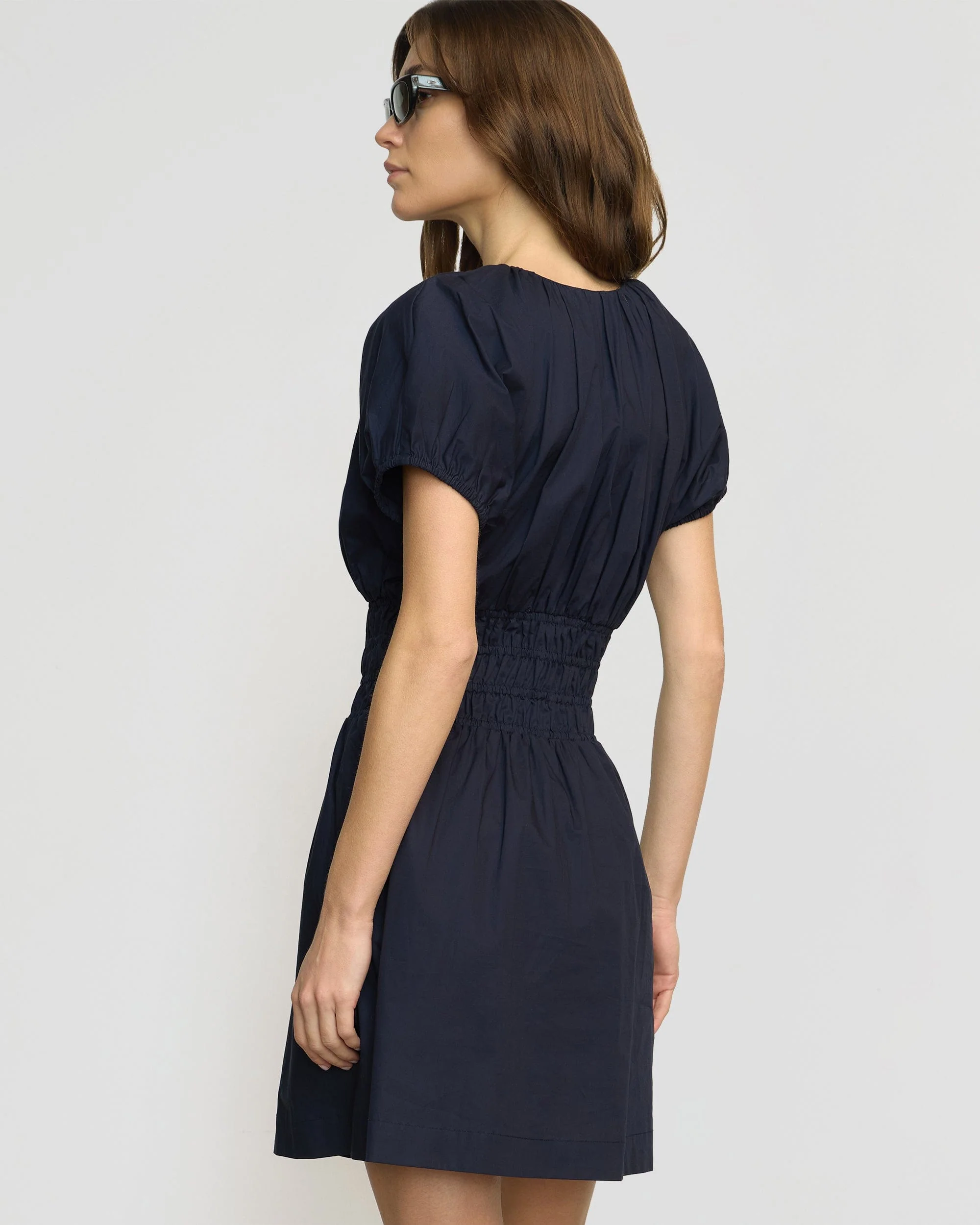 Kaci Cinched-Waist Organic Cotton Dress - Image 7