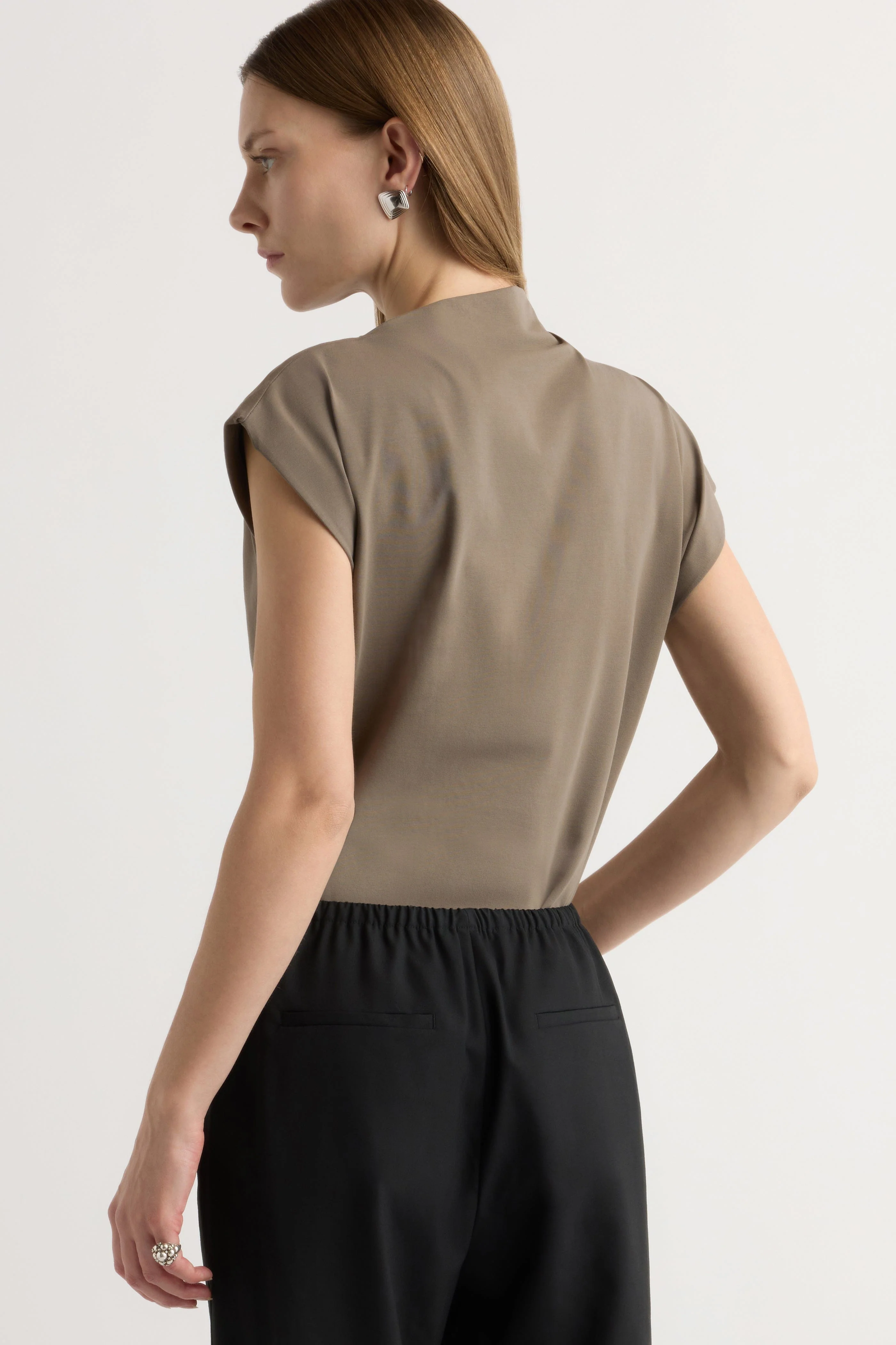 Kenny Asymmetric-Neck Tee - Image 9