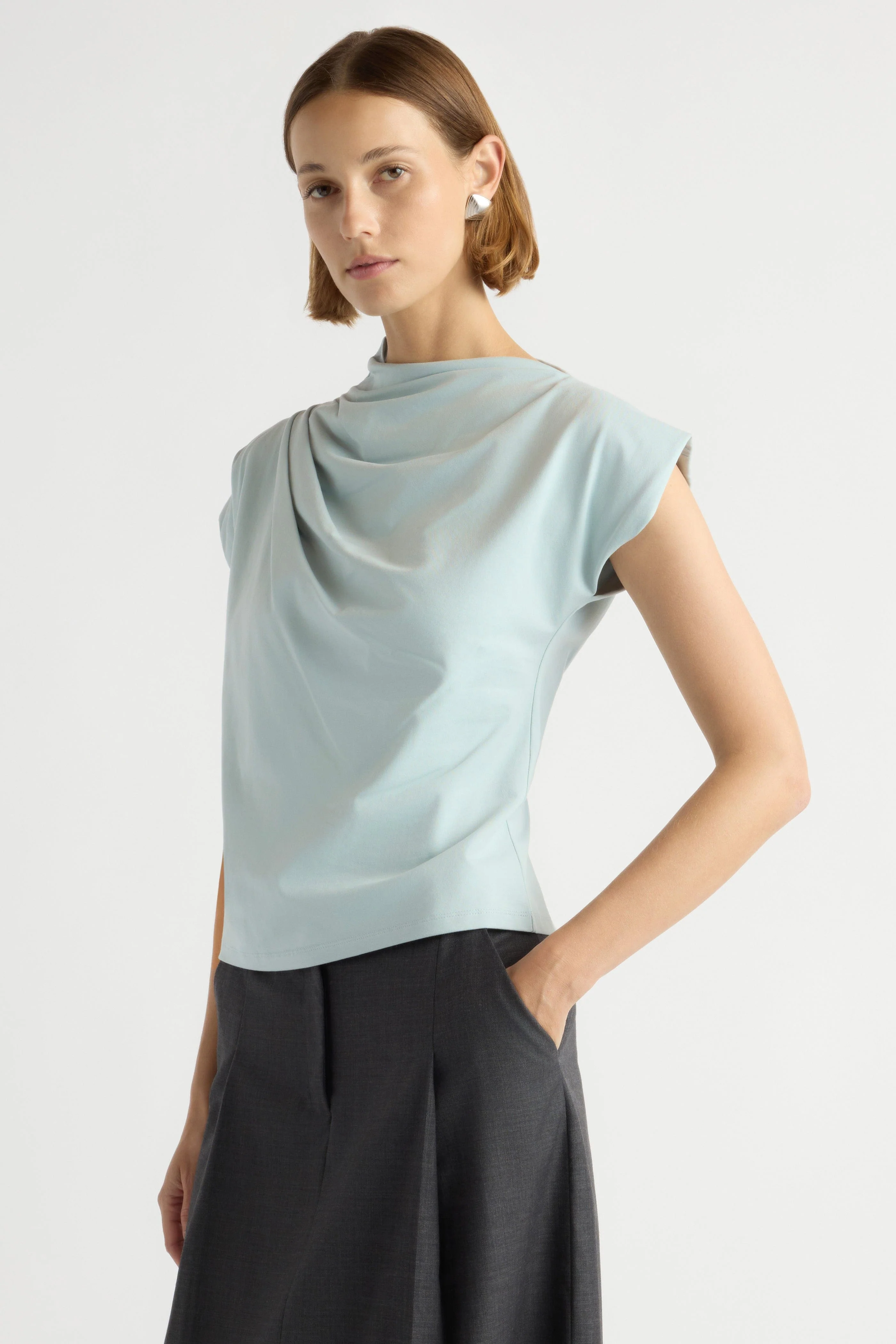 Kenny Asymmetric-Neck Tee - Image 2