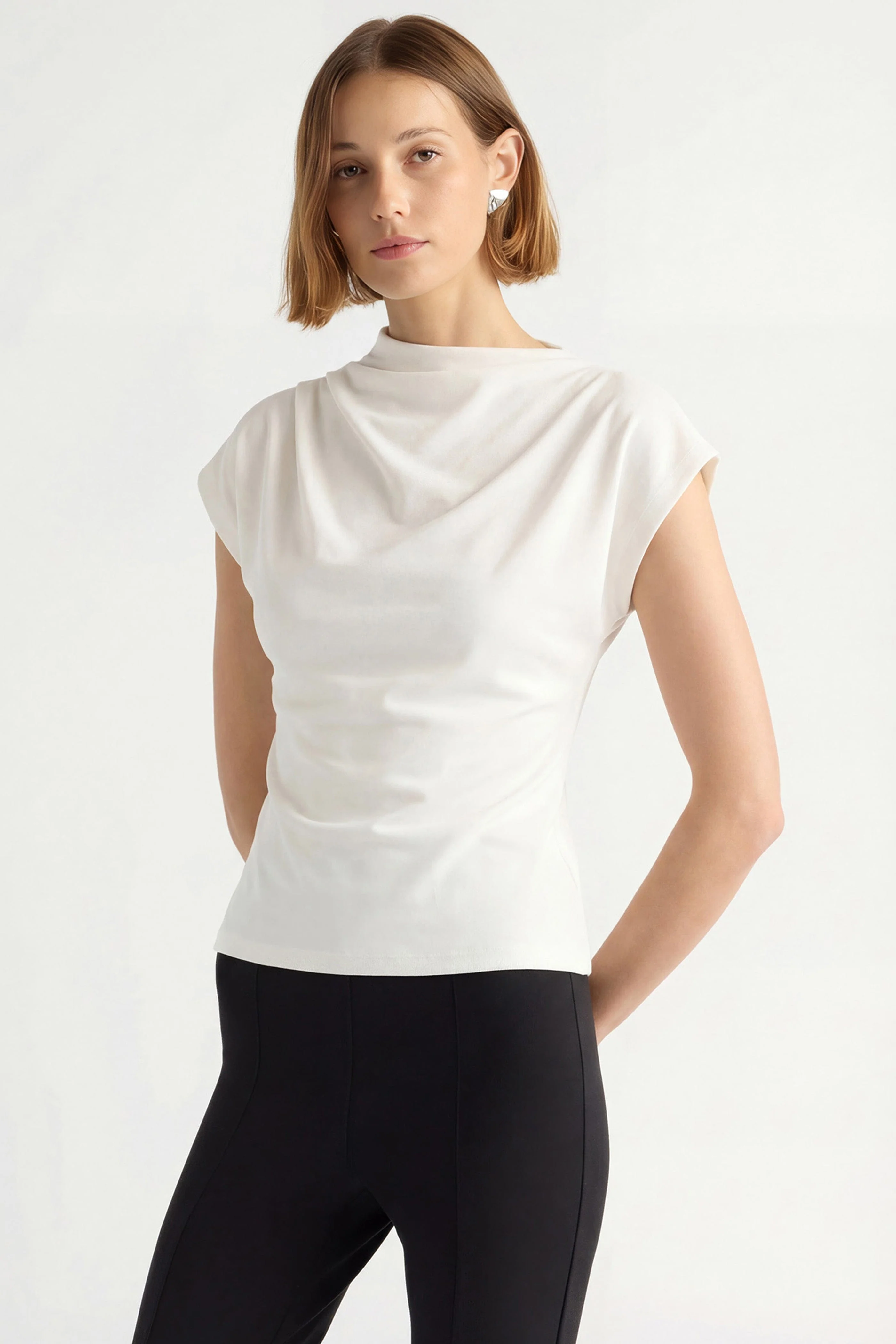 Kenny Asymmetric-Neck Tee - Image 2