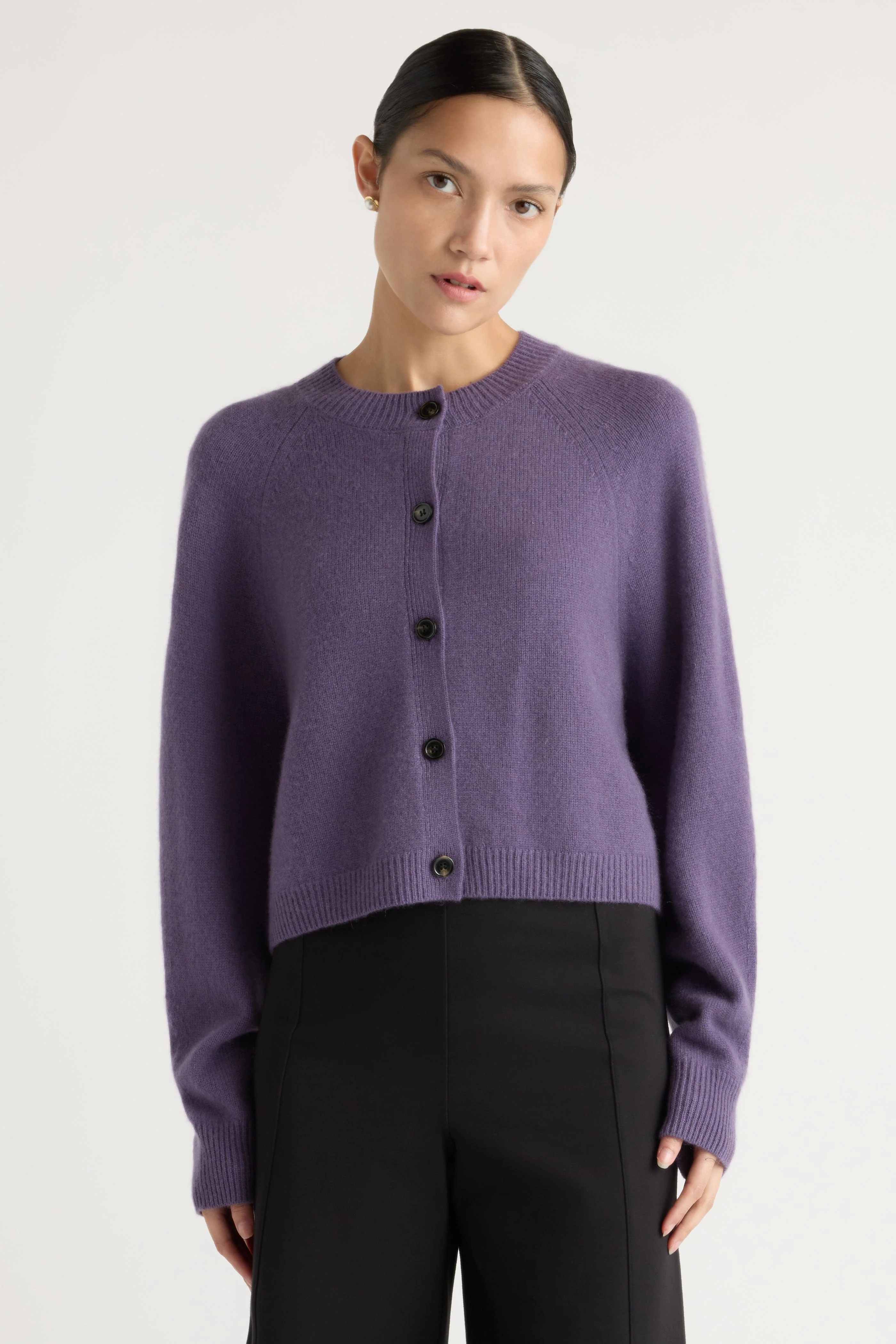 Kiri Cashmere Button Sweater - Image 2