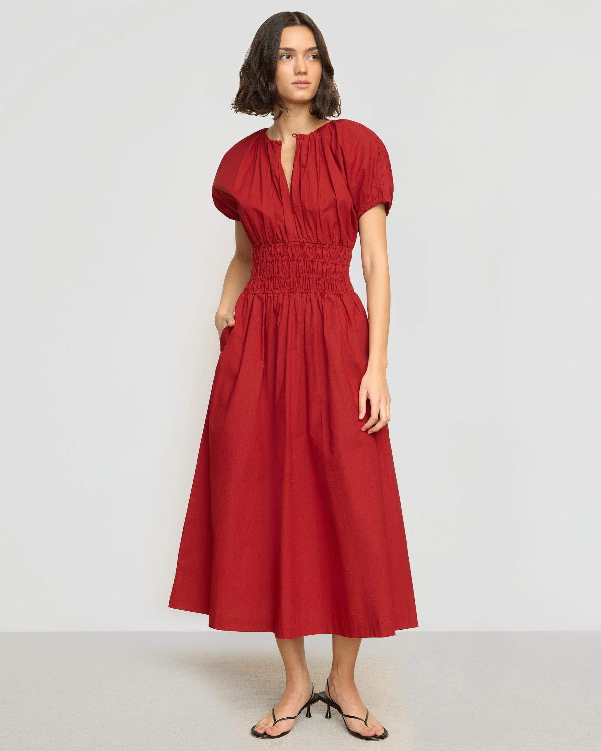 Kyla Organic Cotton Blouson Dress - Image 4
