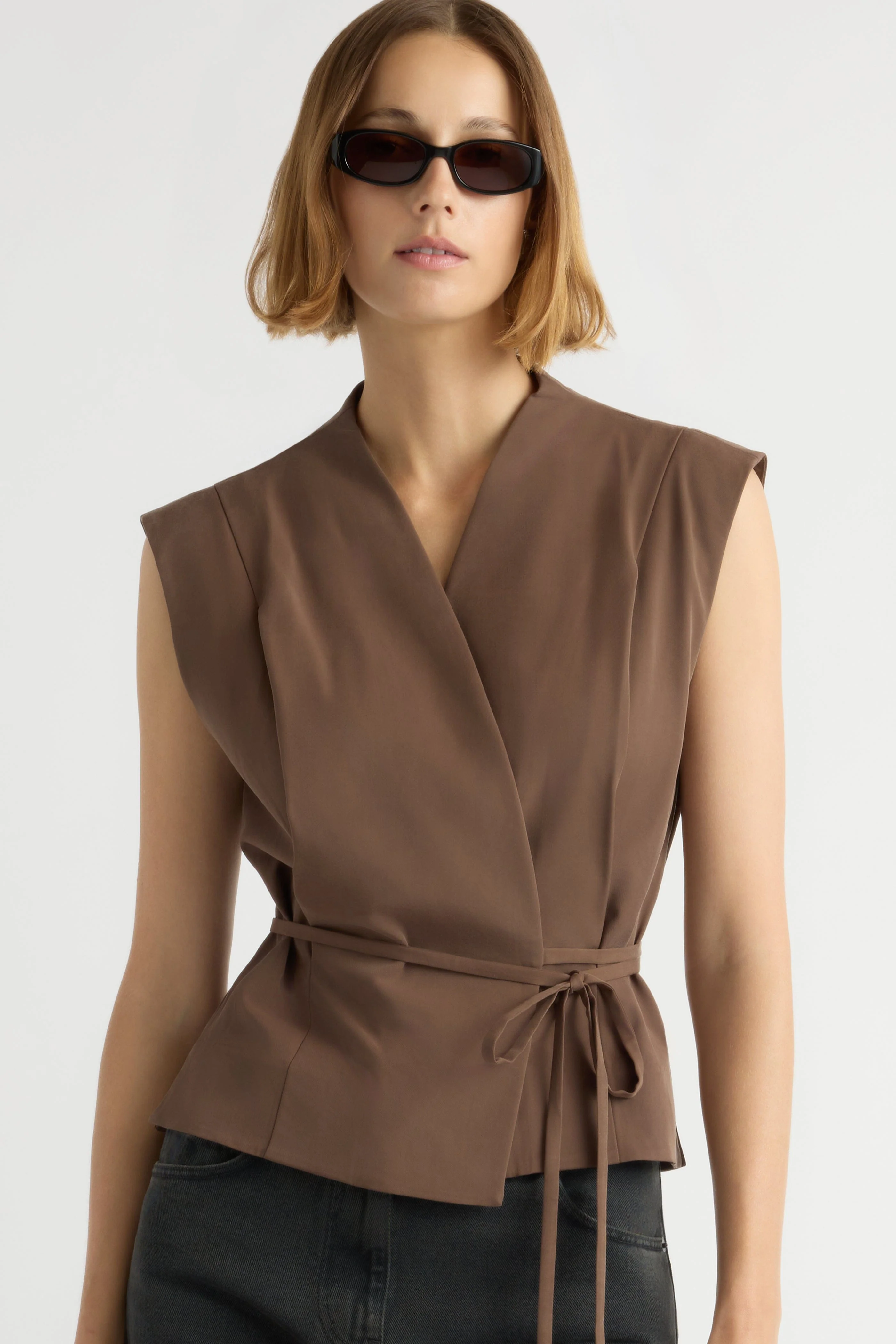 Leandra Tie-Wrap Vest - Image 5