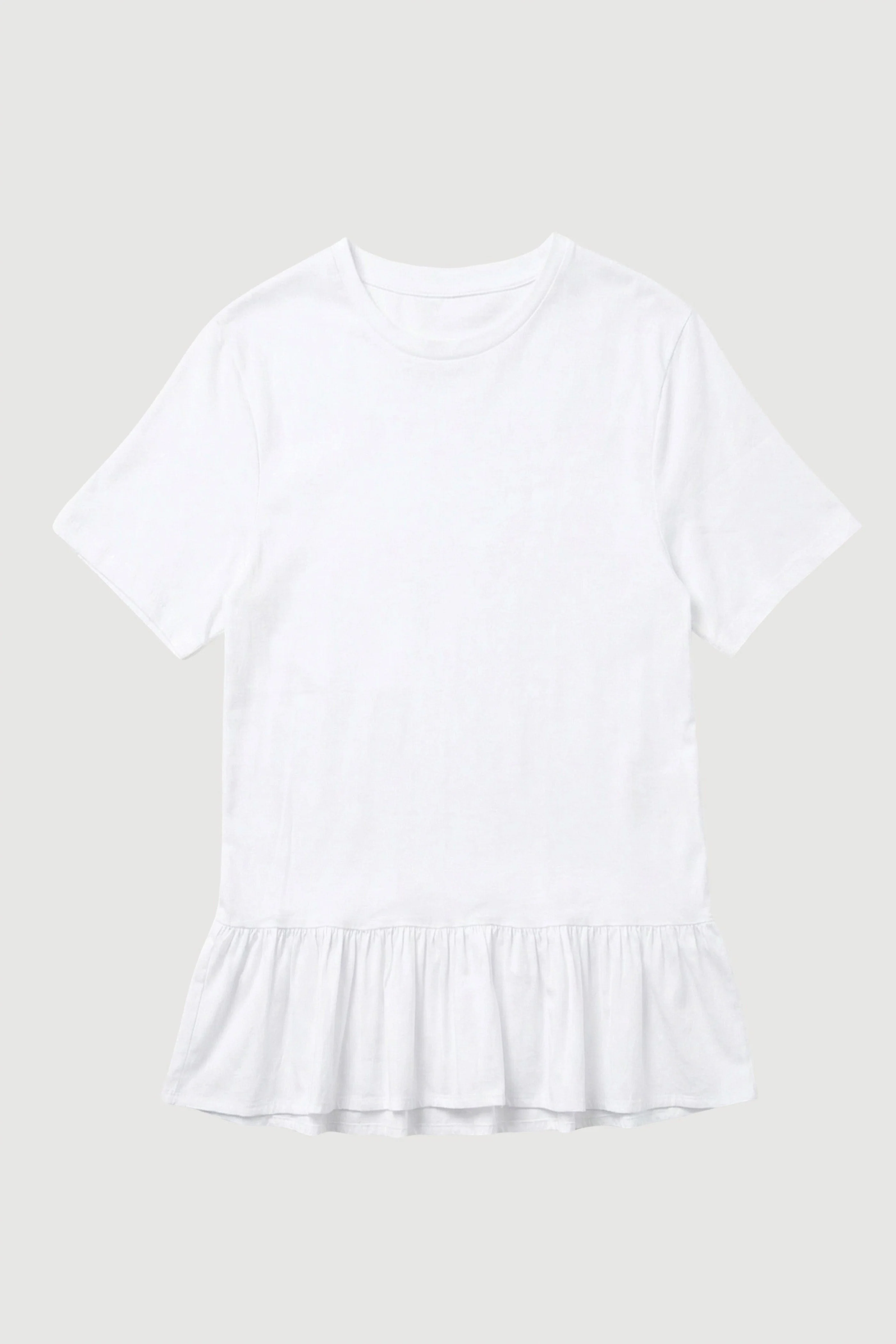 Leonie Organic Cotton Ruffled Tunic Tee - Image 8
