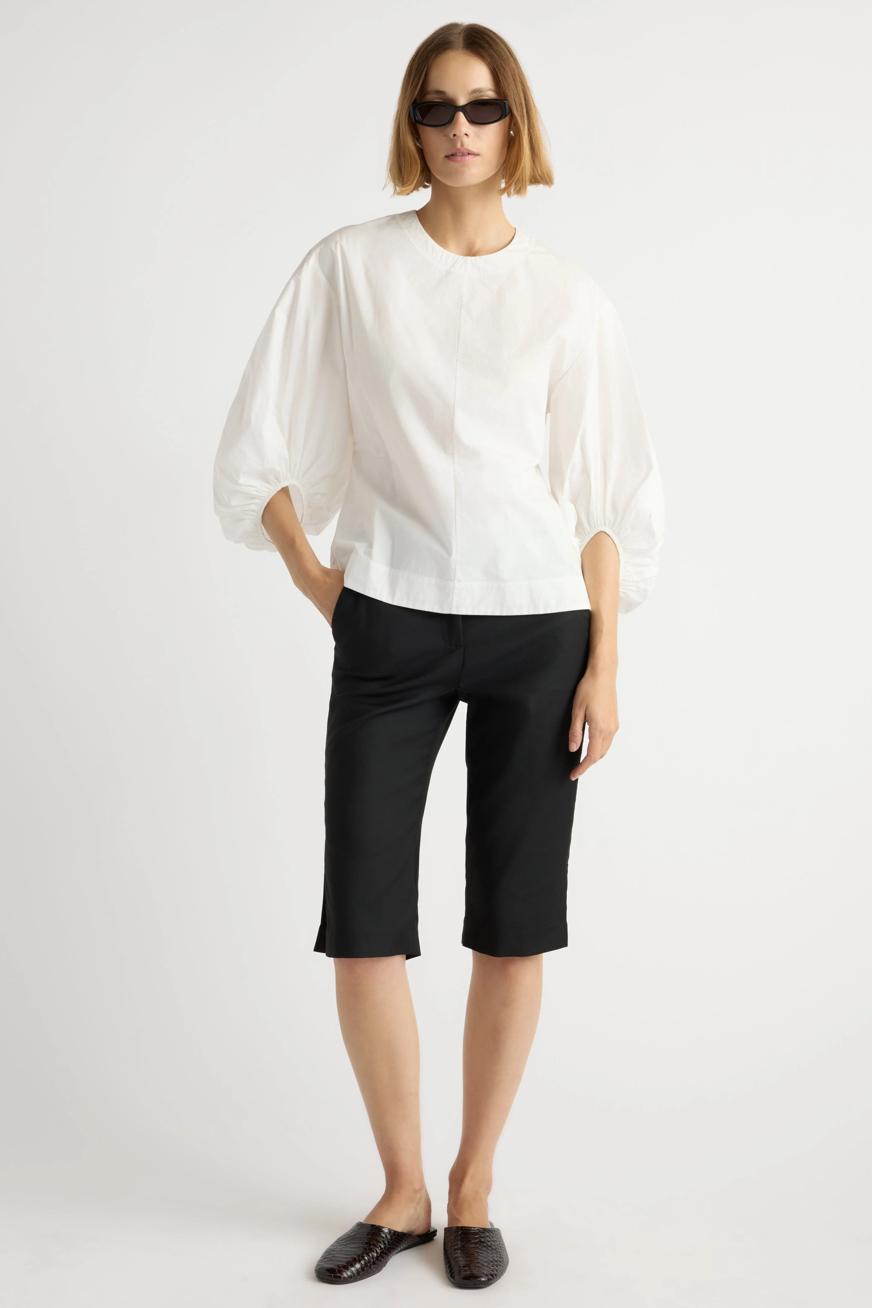 Lexi Tailored Capri Pant - Image 2