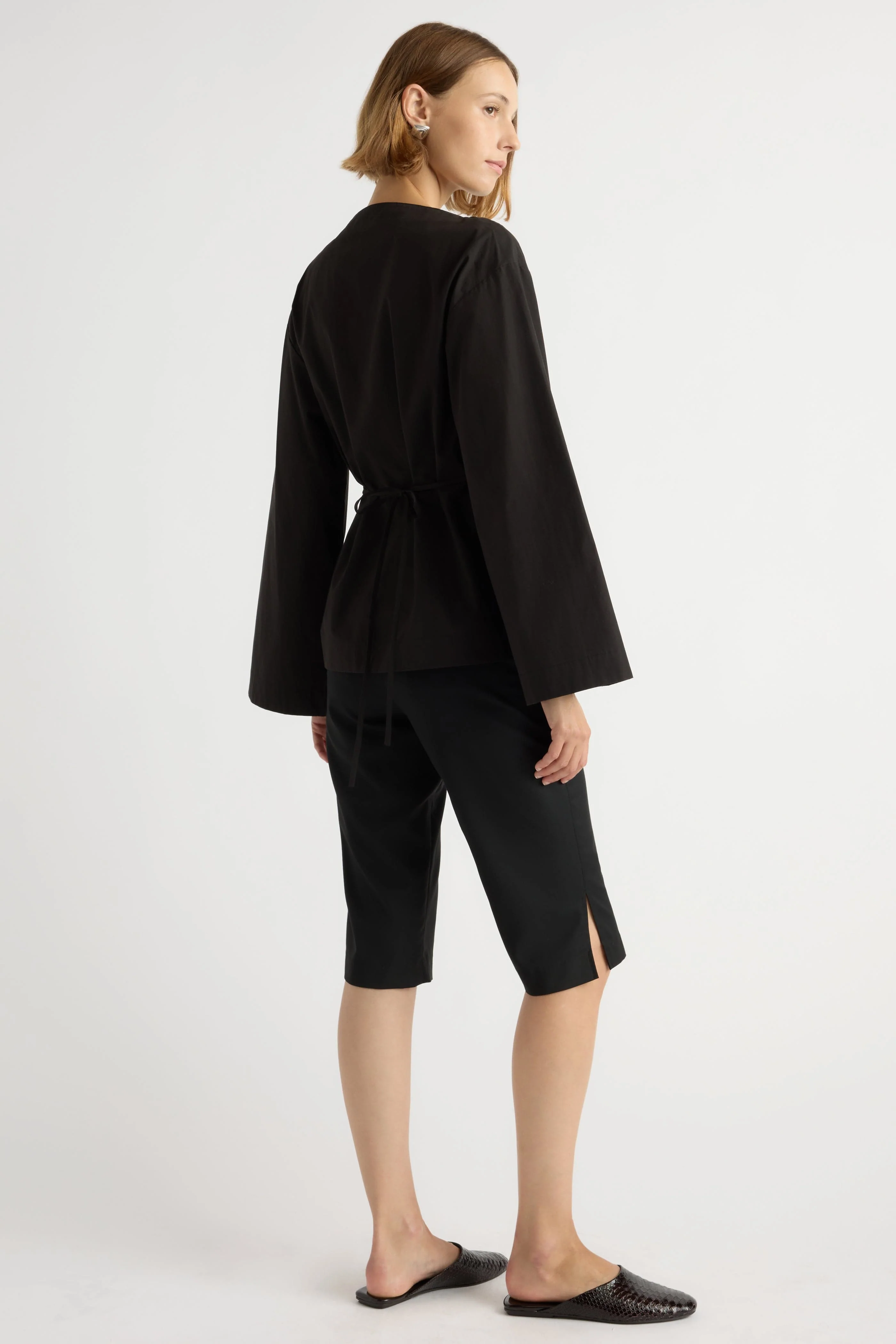 Lilian Sculpted Flare-Sleeve Blouse - Image 5