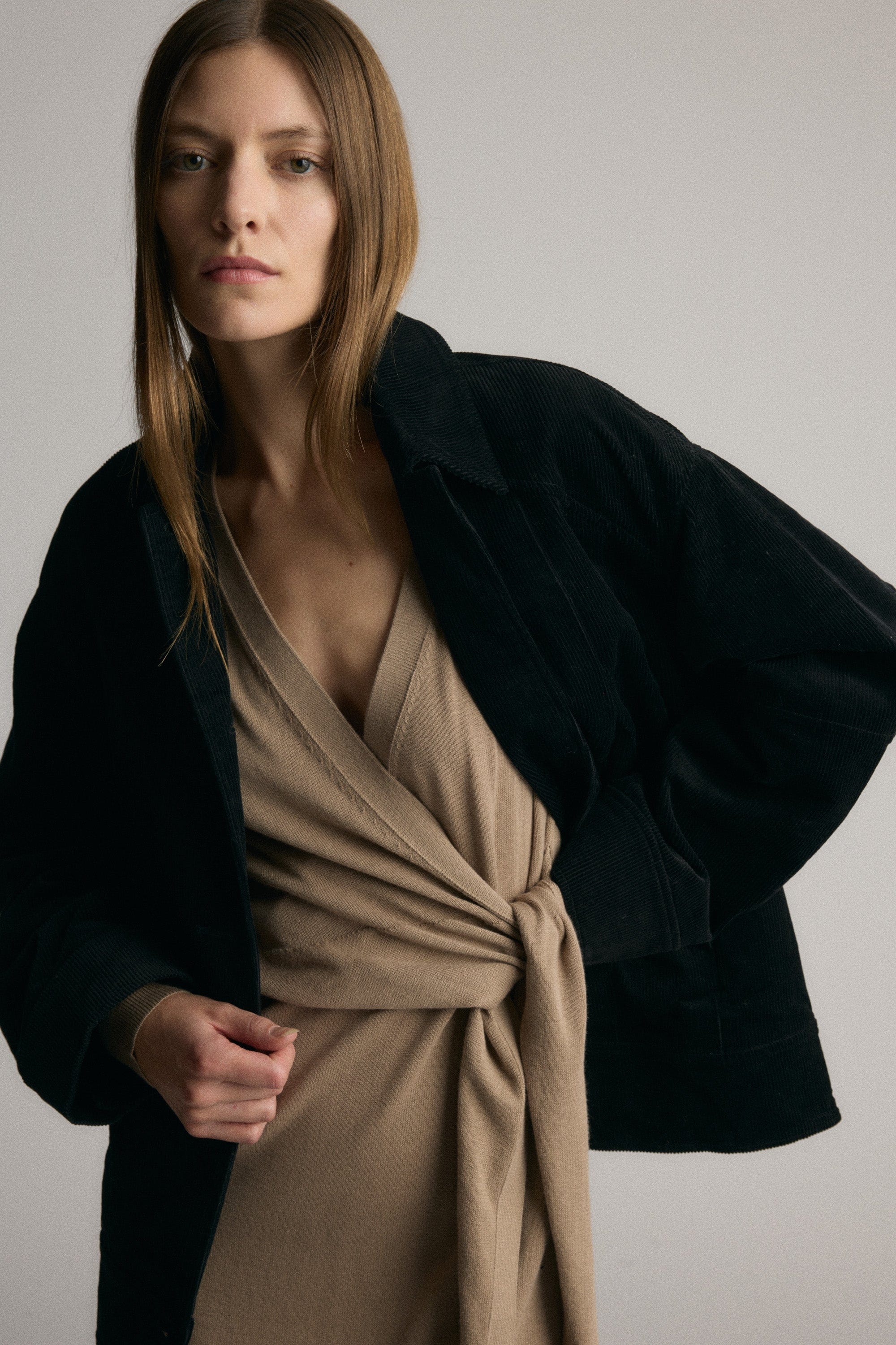 Linden Front-Wrap Sweater Dress - Image 6