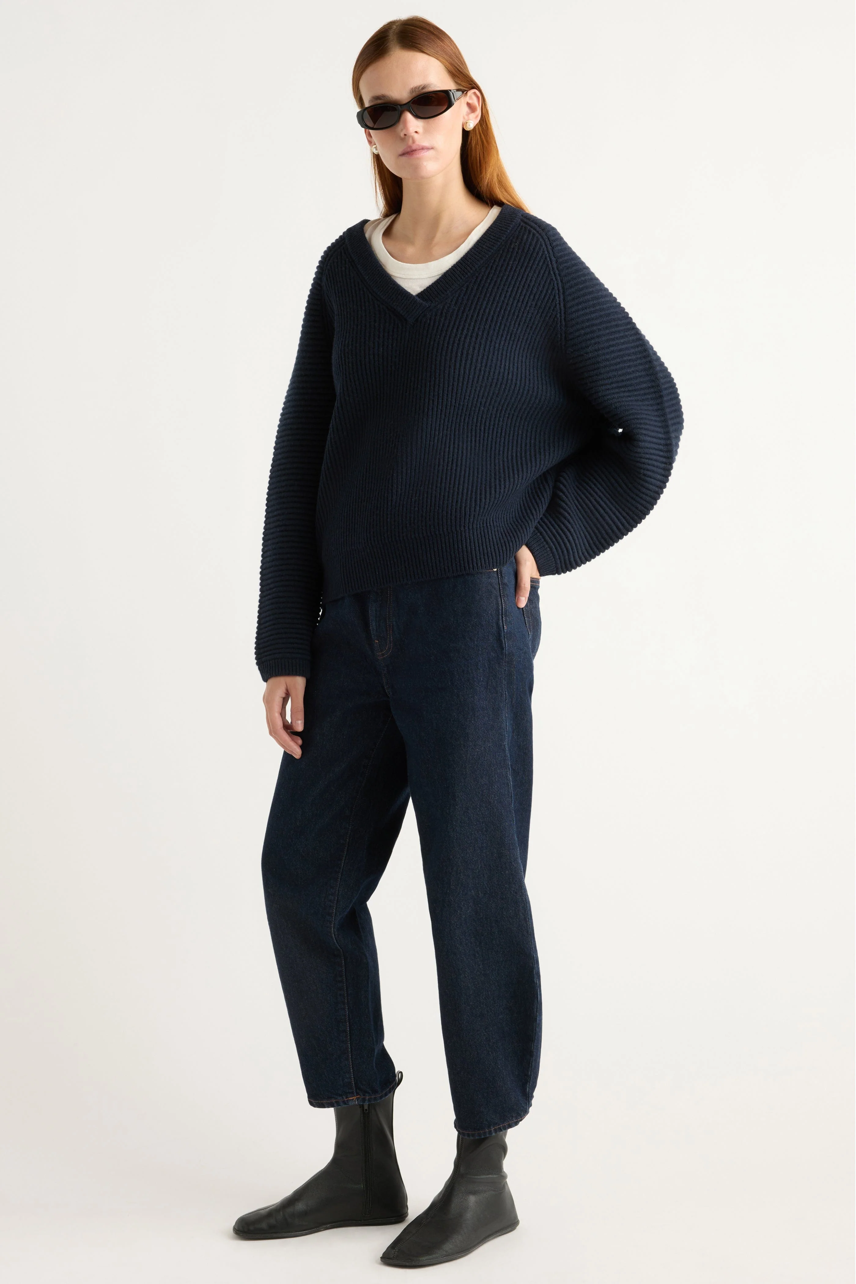 Malala Organic Cotton-Wool Ottoman Sweater - Image 4