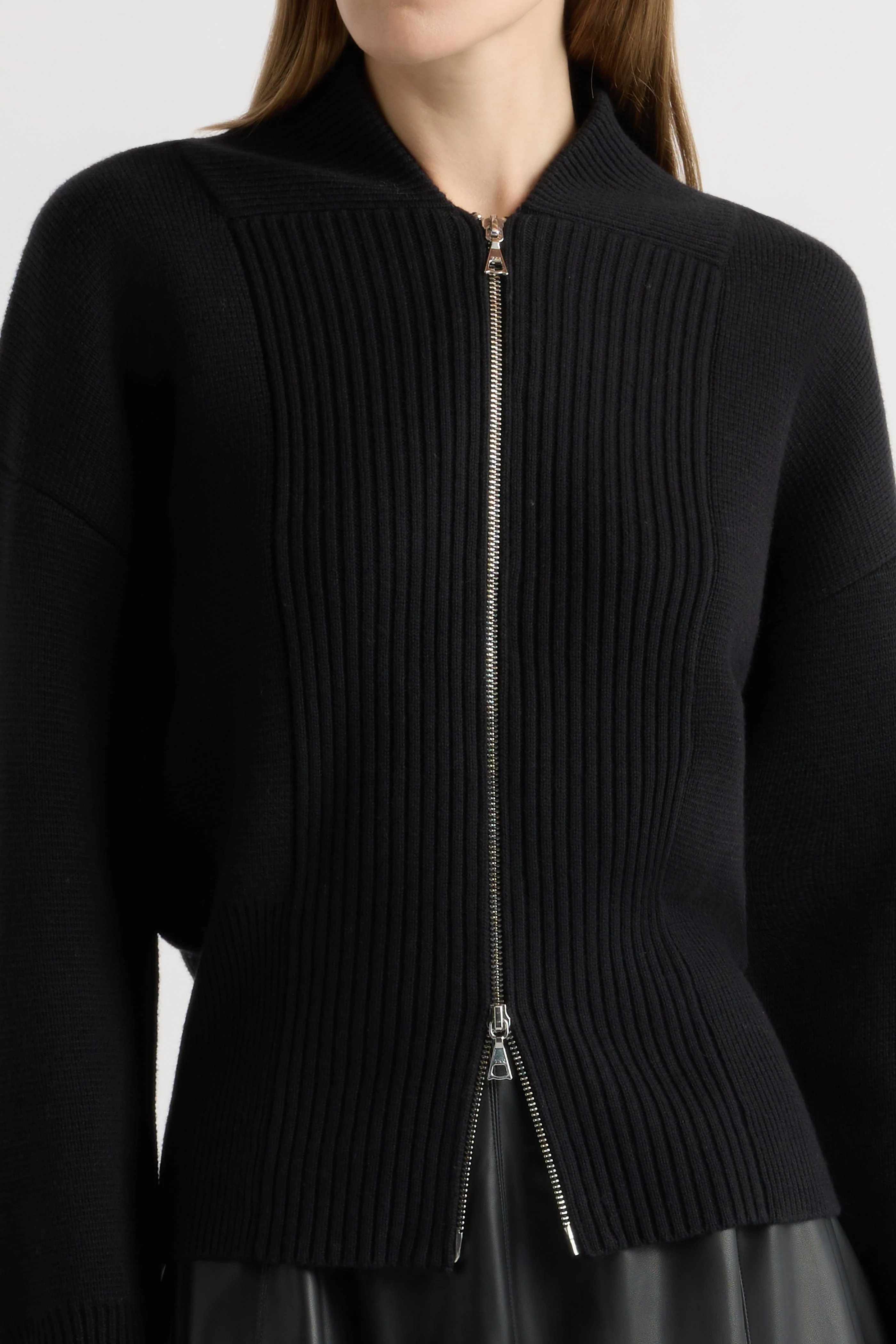 Manning Organic Cotton-Wool Zip Cardigan - Image 4