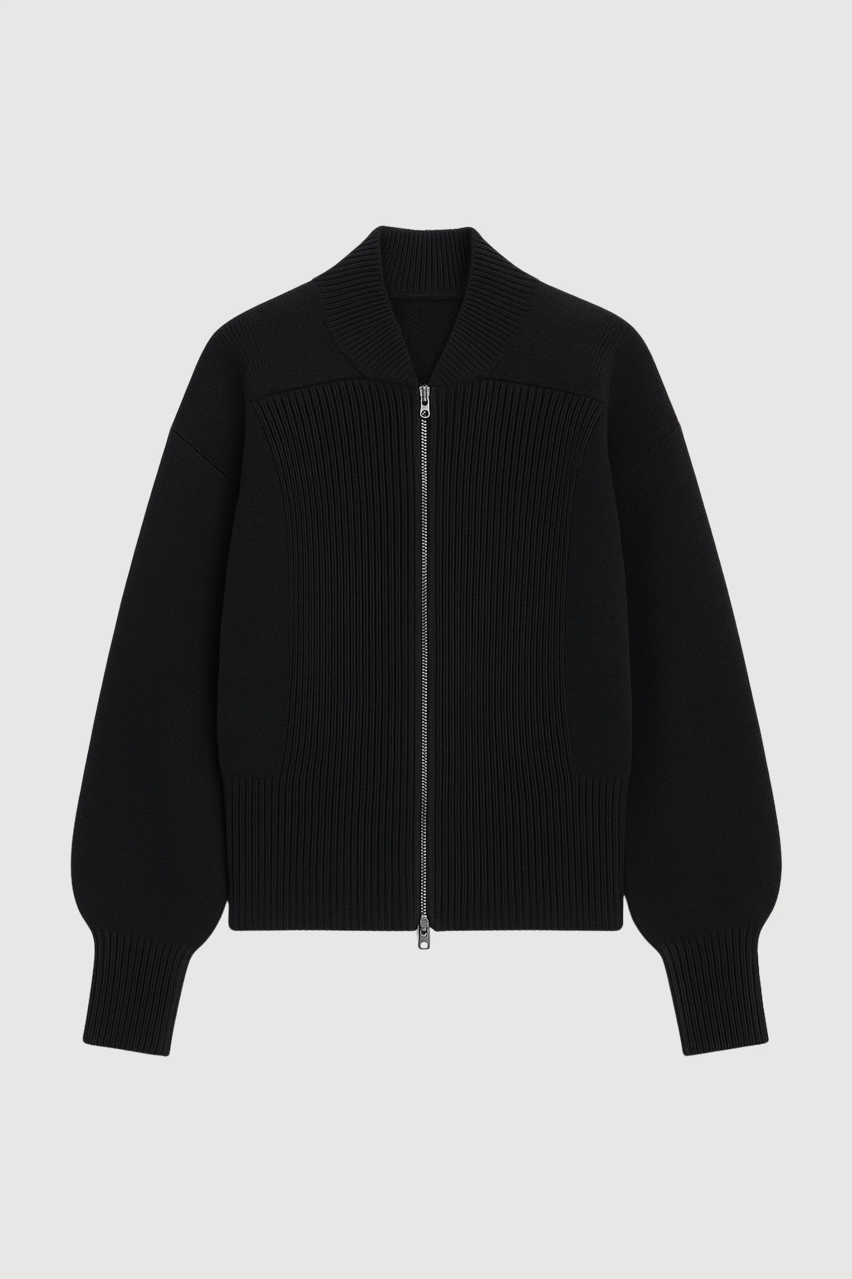 Manning Organic Cotton-Wool Zip Cardigan - Image 7